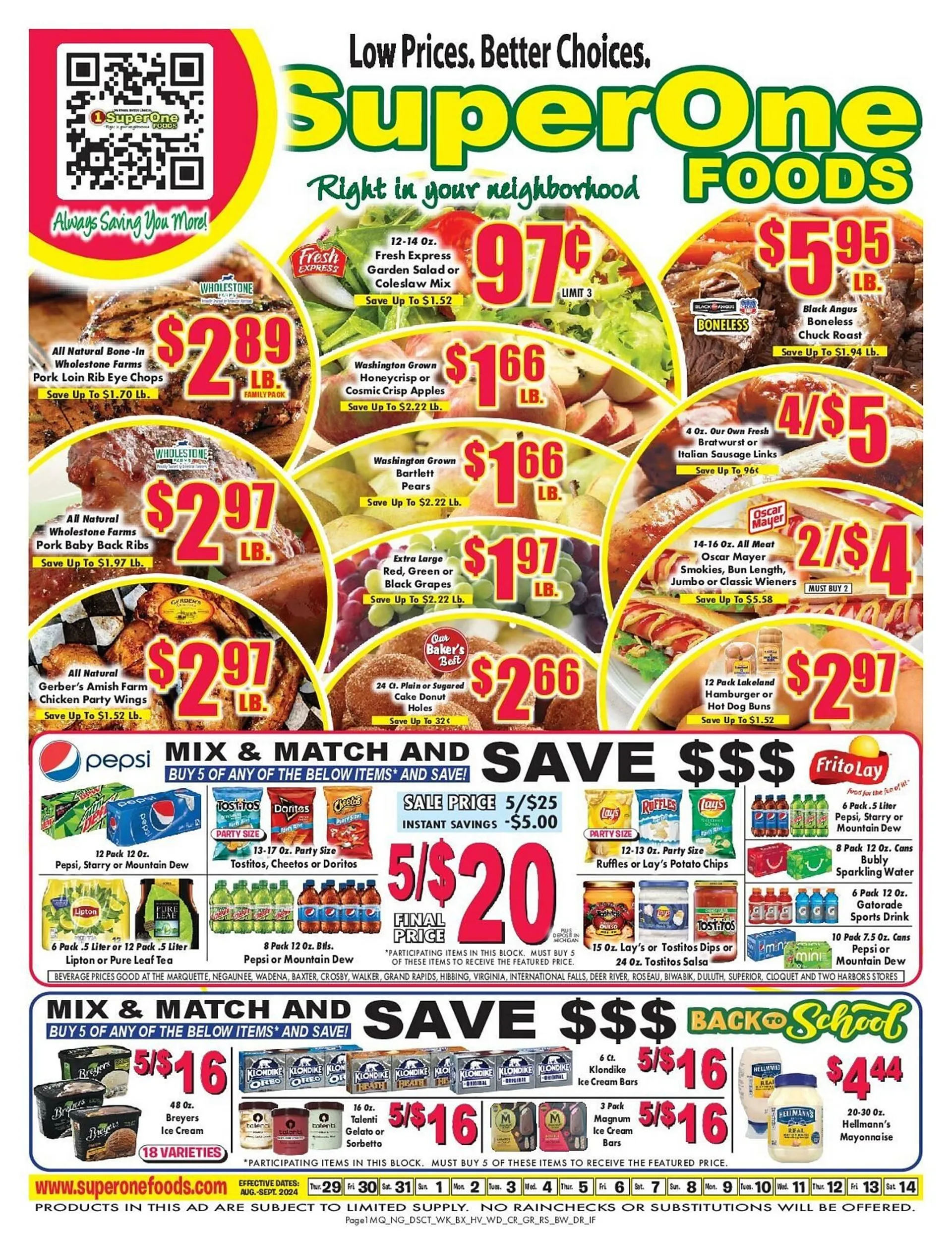 Miners County Market Weekly Ad - 1