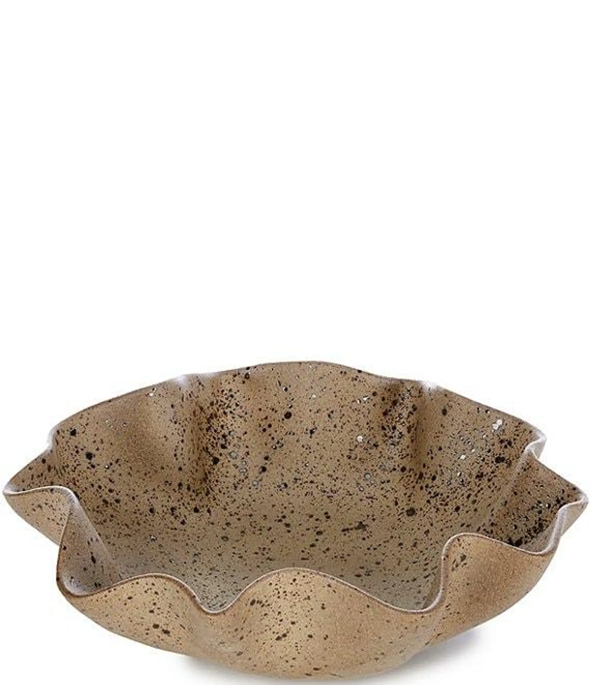 Simplicity Collection Reactive Glazed Centerpiece Decorative Bowl