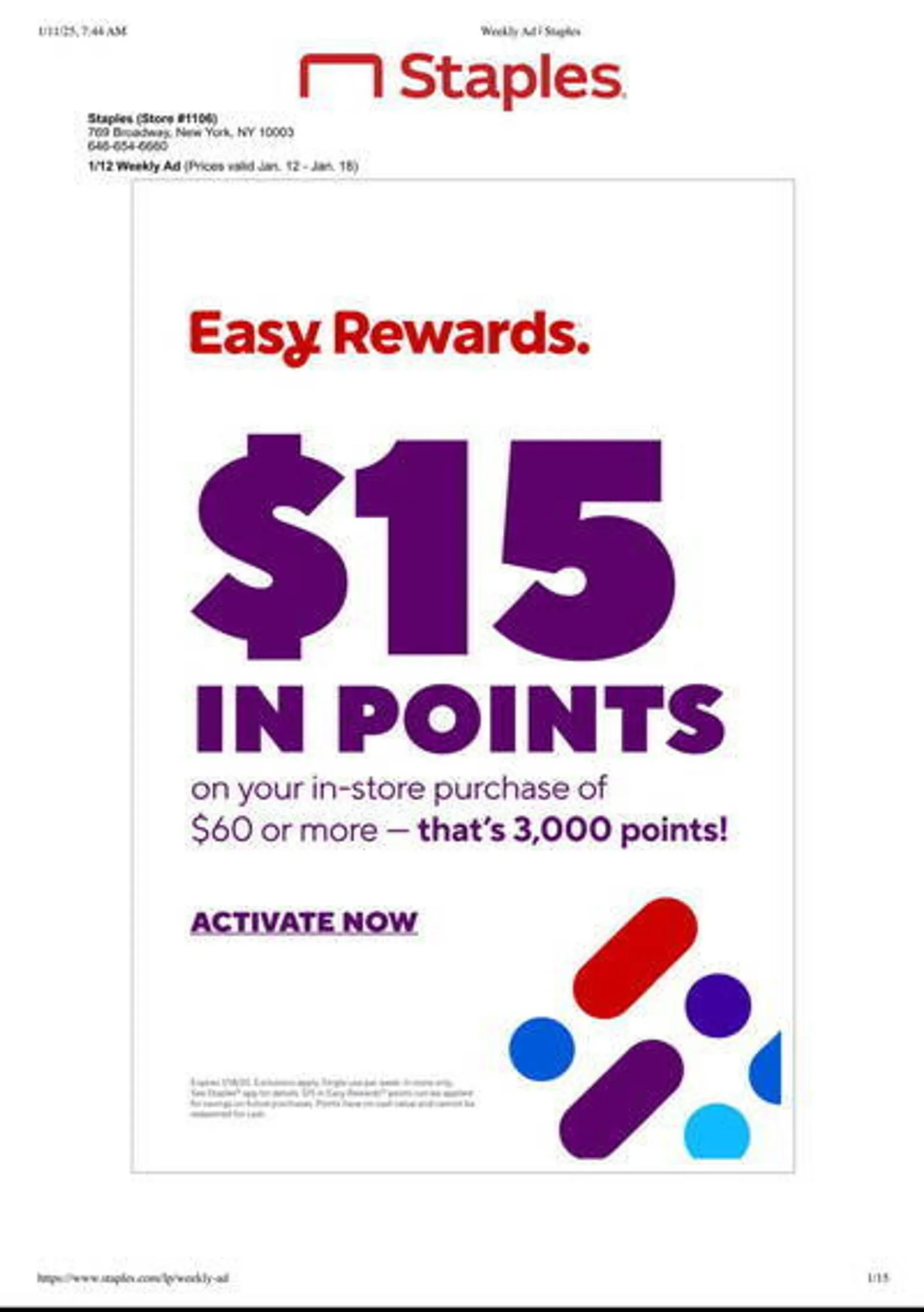 Staples Weekly Ad - 1