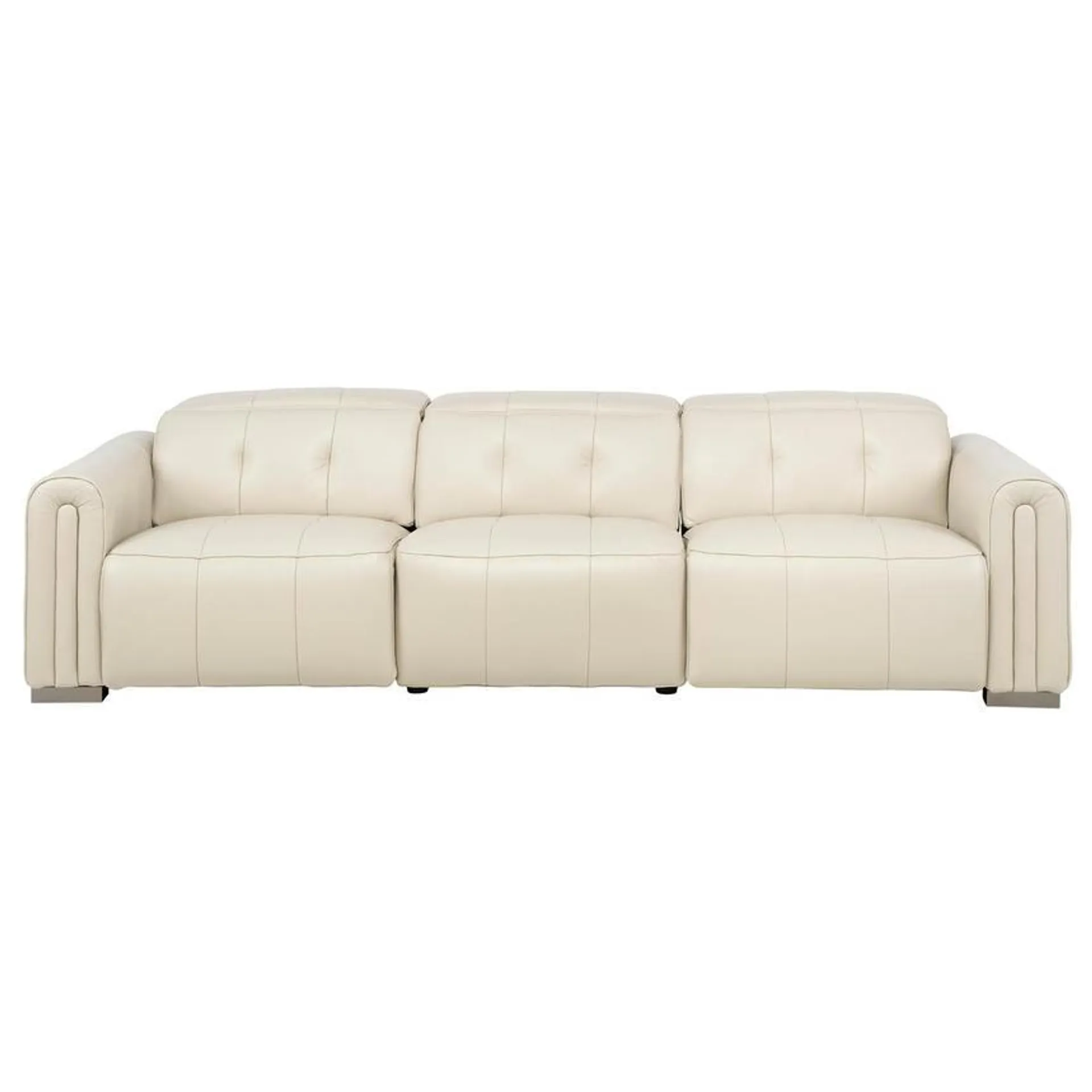 Dolomite Cream 2.0 3PWR Oversized Leather Sofa