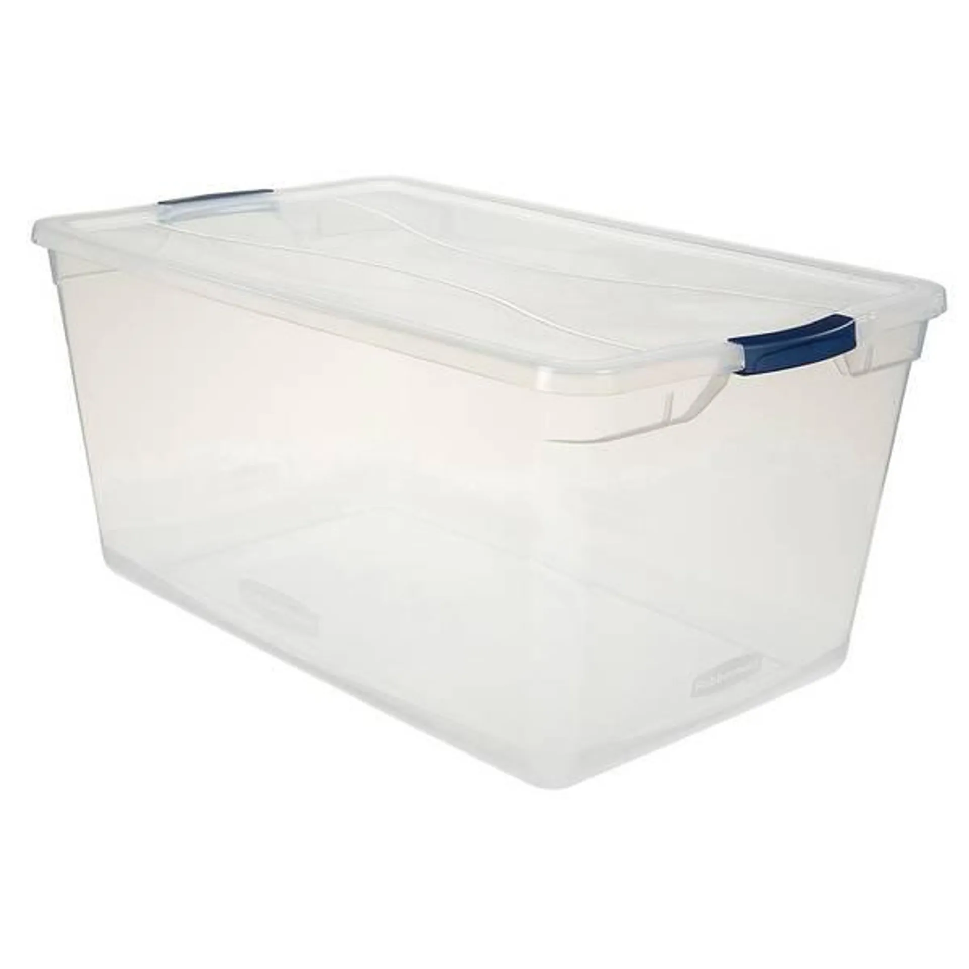 95 Quart Cleverstore Clear Latching Tote