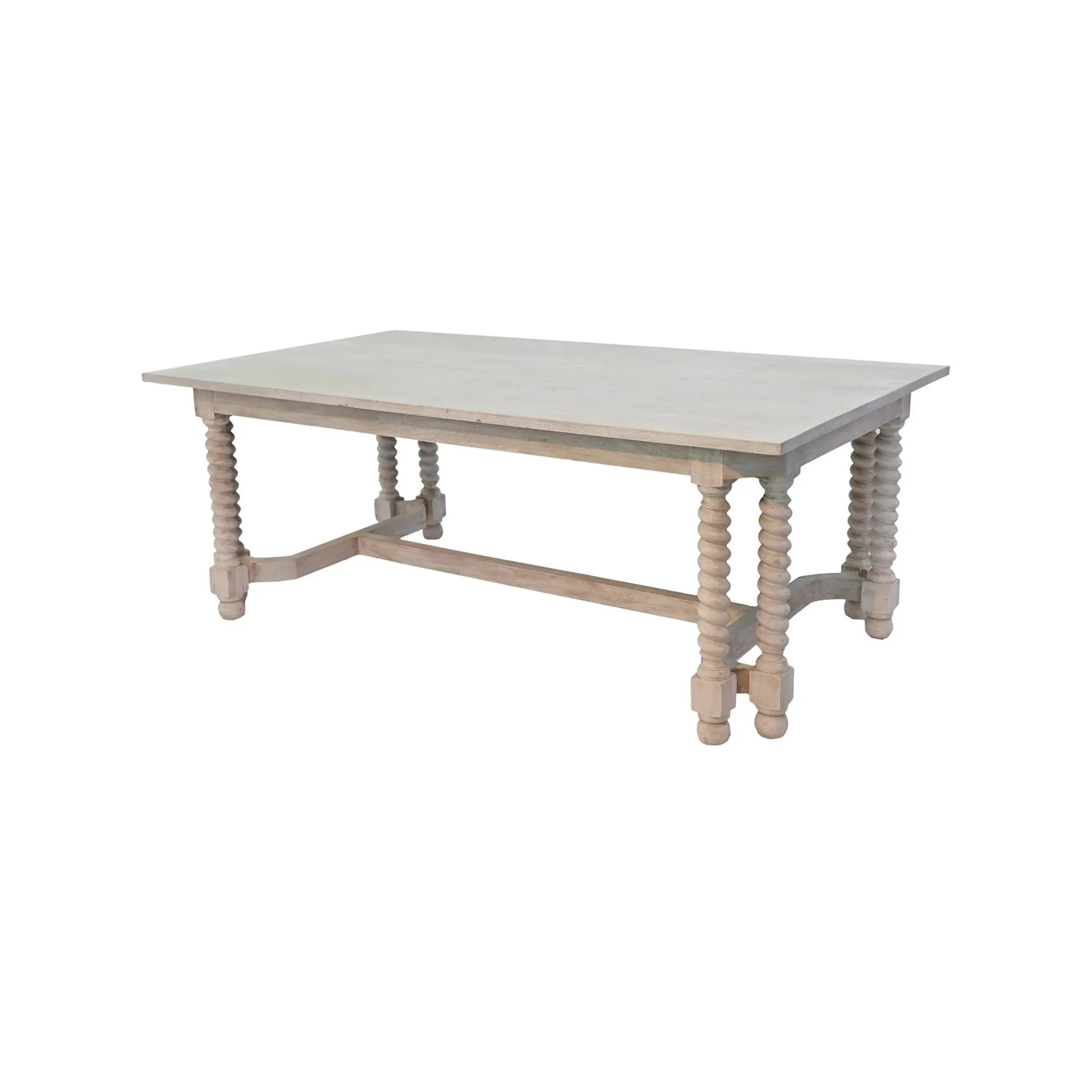 Barley Twist Rectangle Dining Table