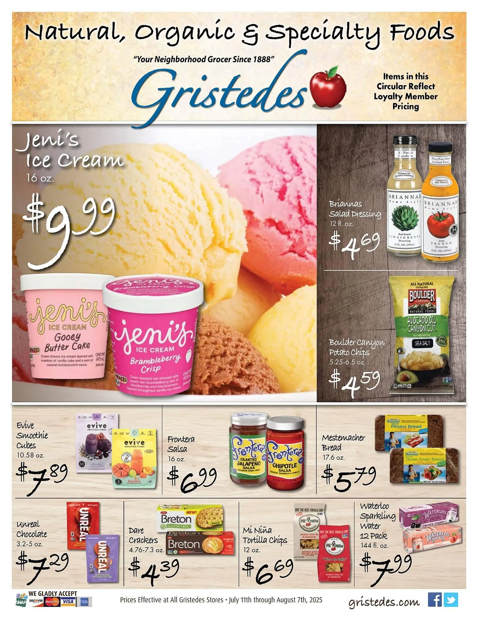 Weekly ad Gristedes Weekly Ad from June 11 to August 7 2025 - Page 1