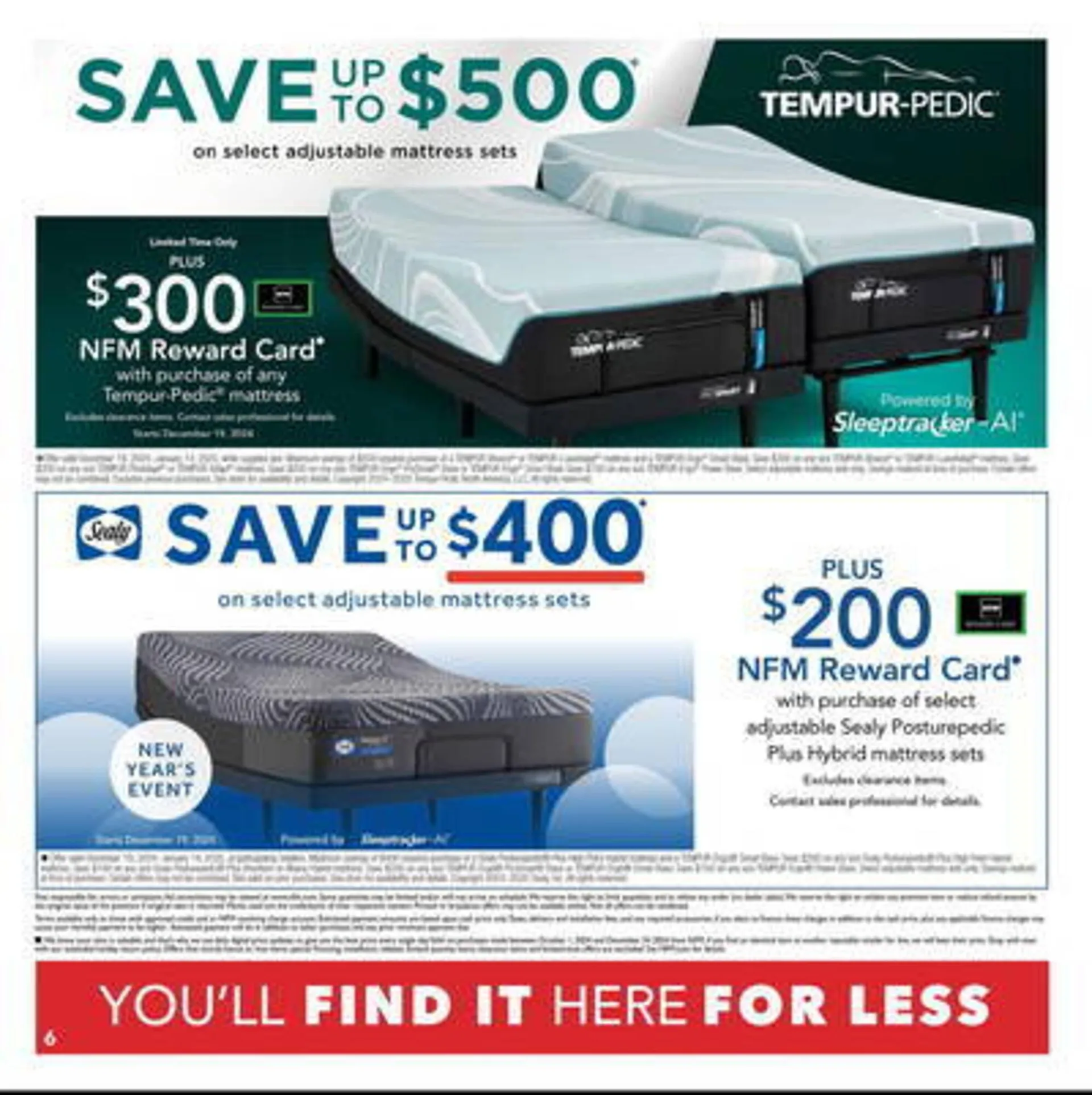 Weekly ad Nebraska Furniture Mart Weekly Ad from December 18 to December 31 2024 - Page 6