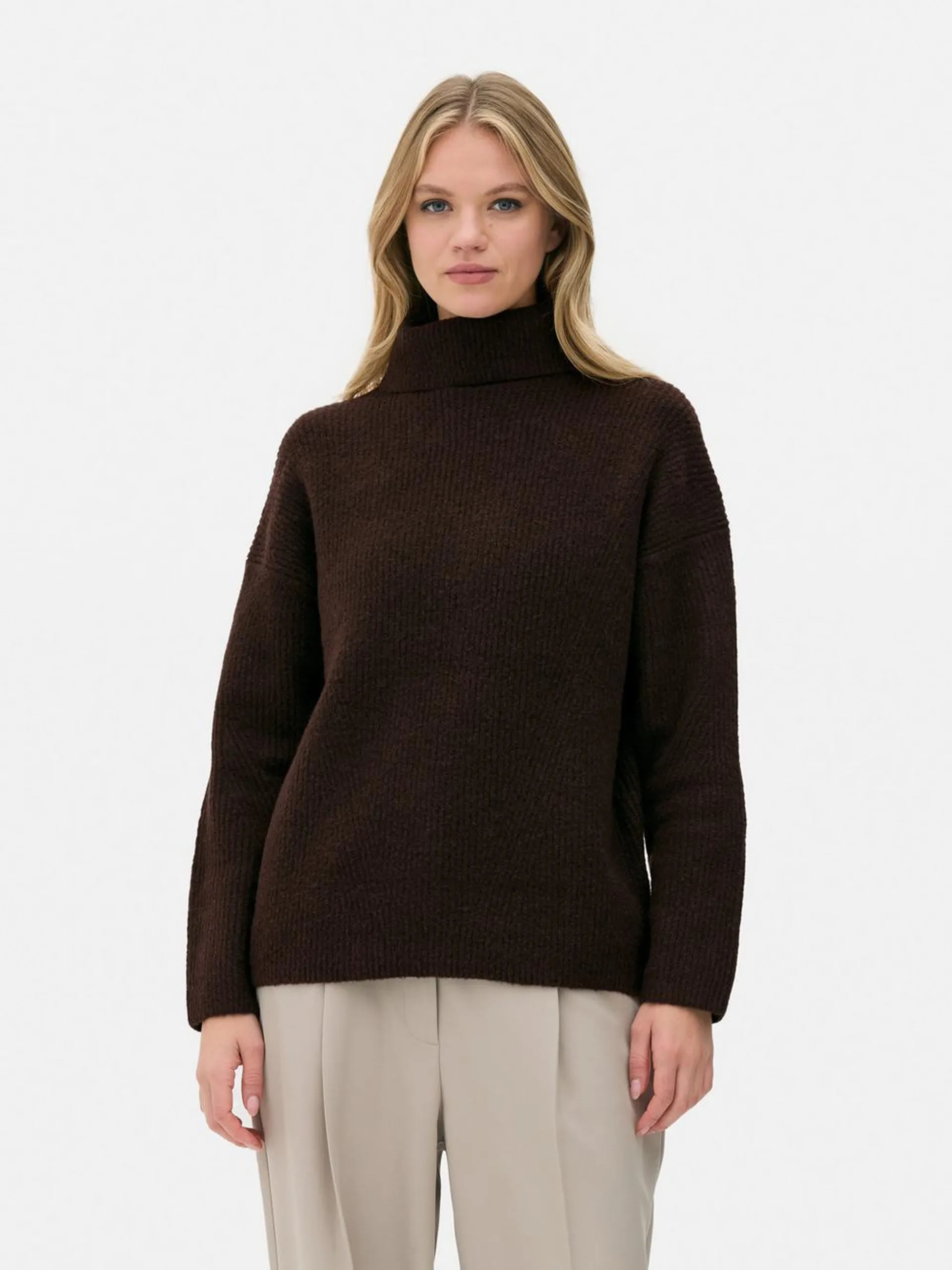 Oversized Turtleneck Sweater