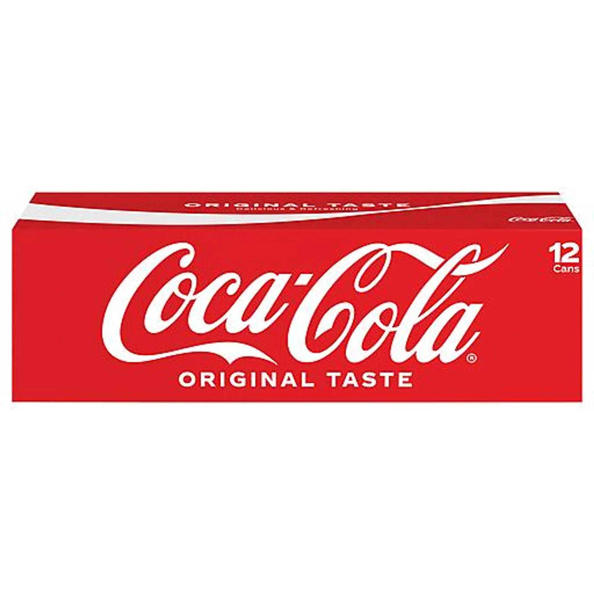 Coca Cola Original Taste Soda 12 fl oz can 12 pack