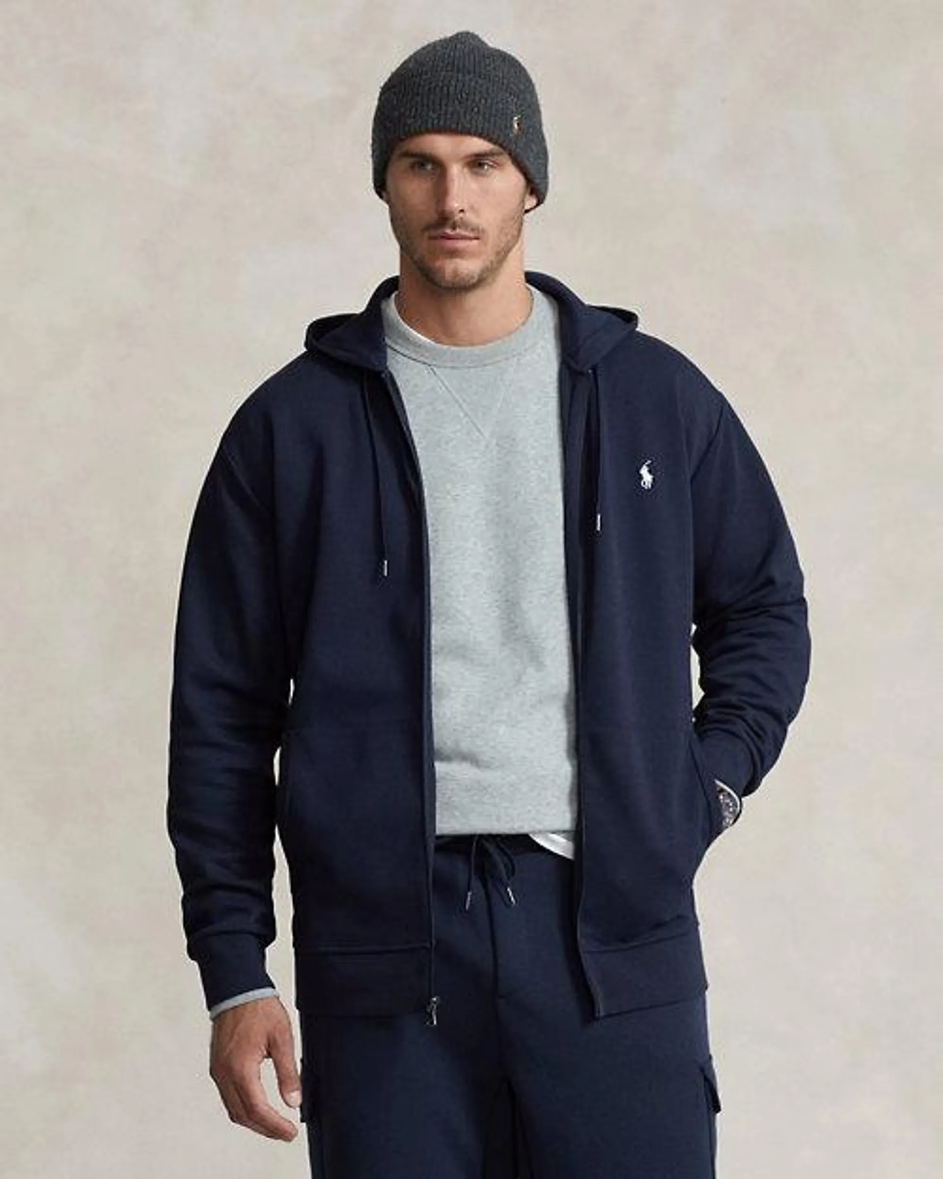 Double-Knit Full-Zip Hoodie