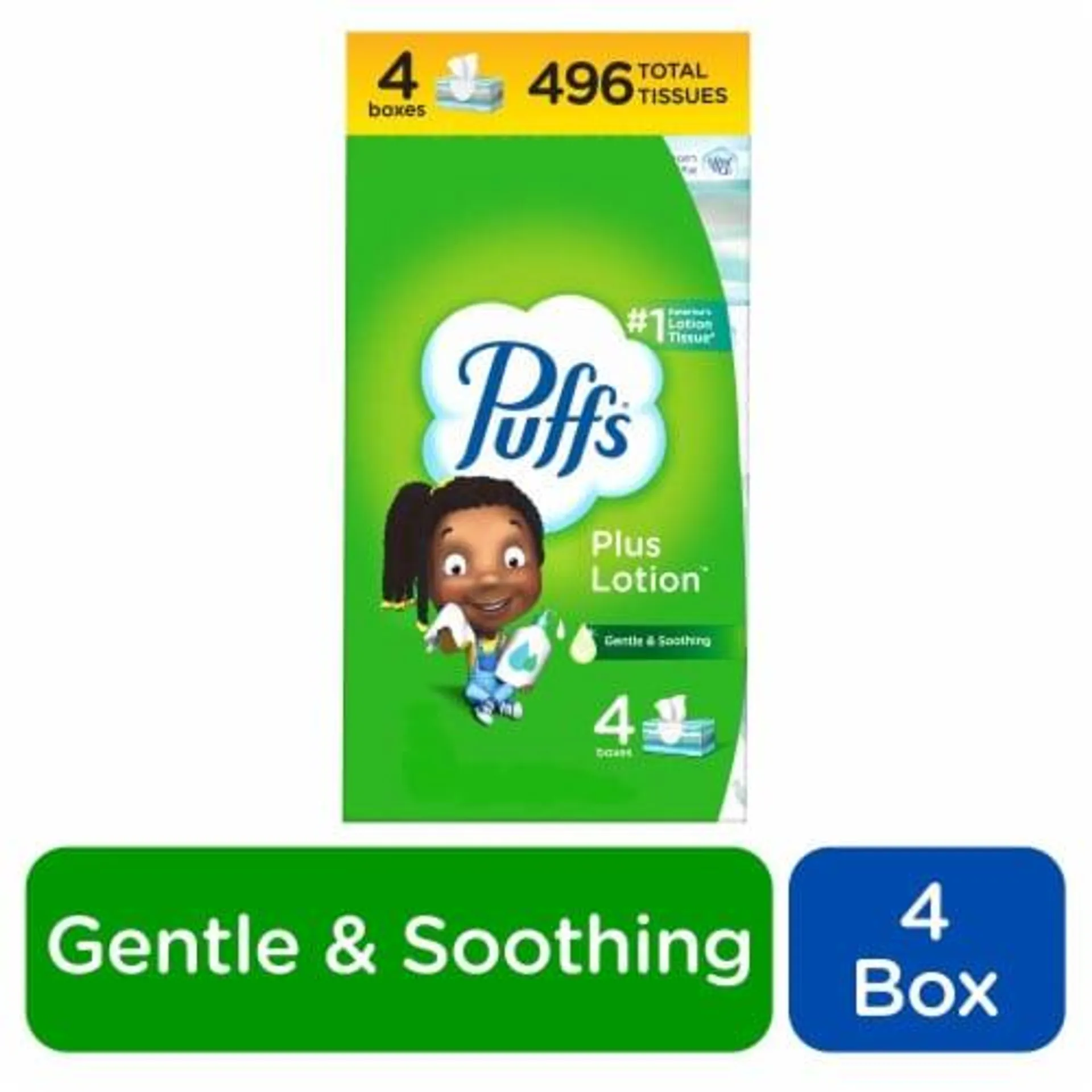 Puffs Plus Lotion Family Facial Tissues