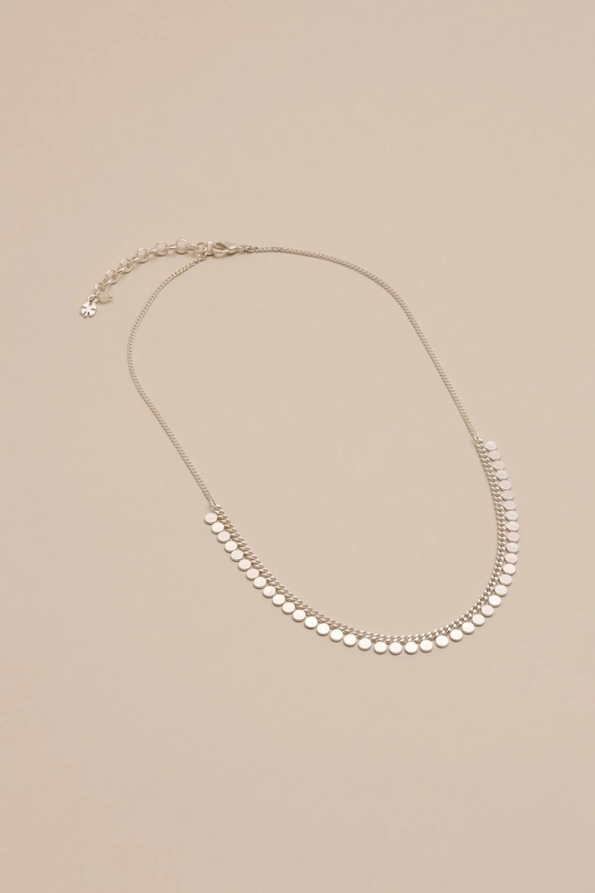 chain wrapped necklace