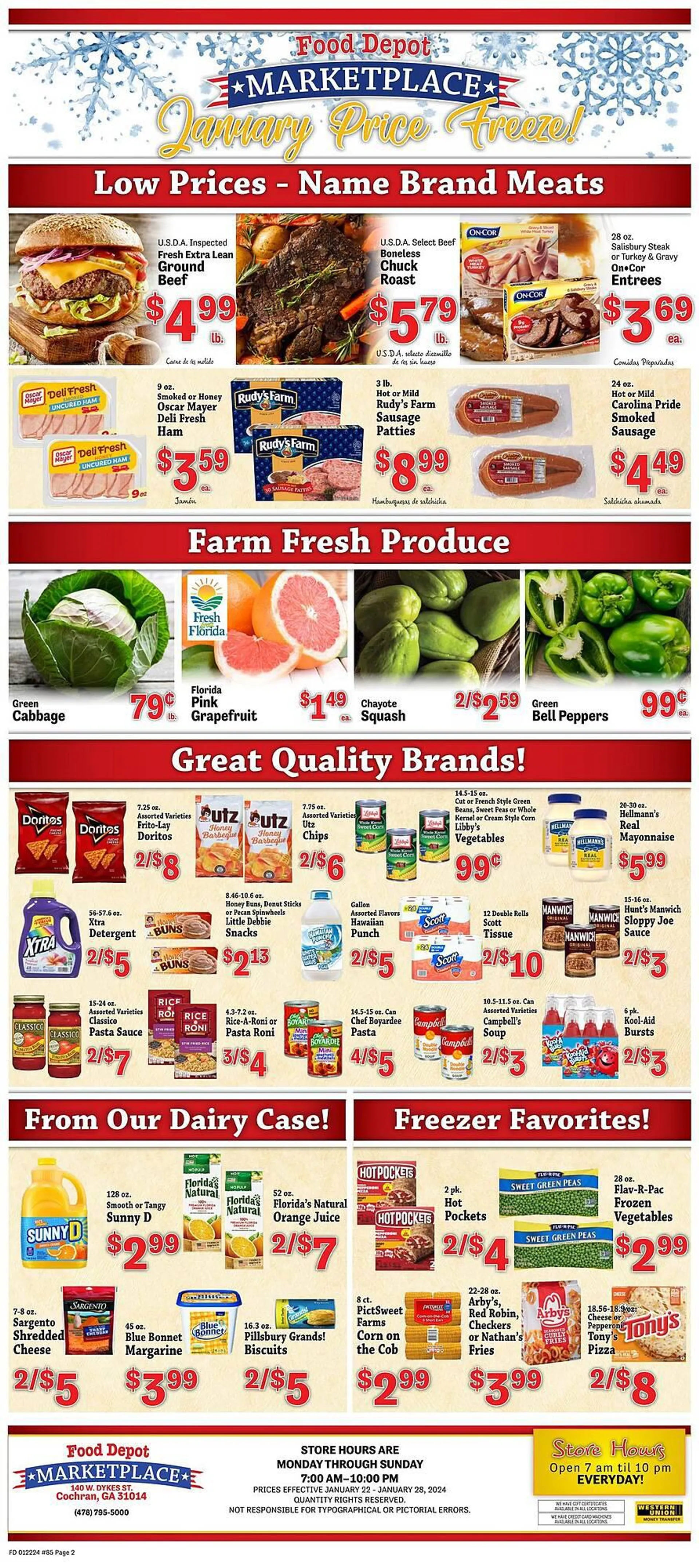 Weekly ad Food Depot Weekly Ad from January 23 to January 28 2024 - Page 2
