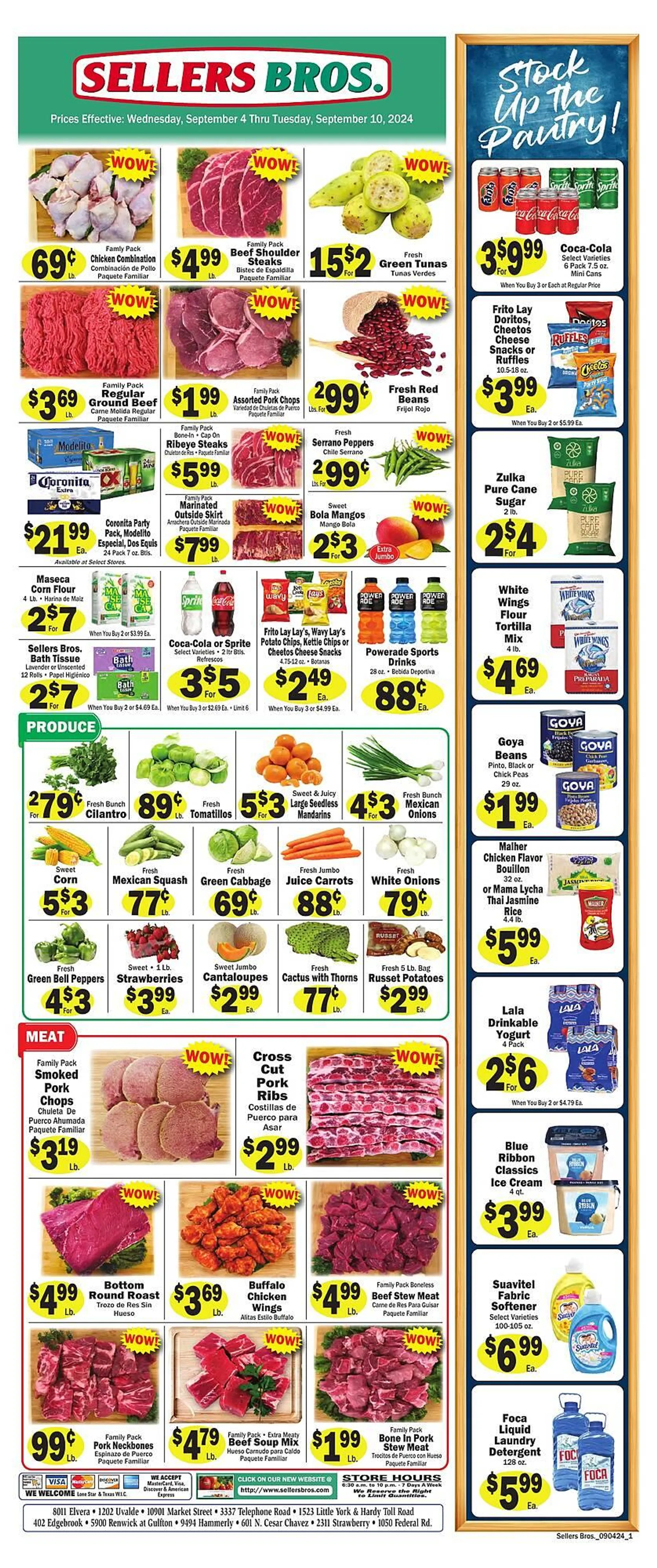 Sellers Bros Weekly Ad - 1