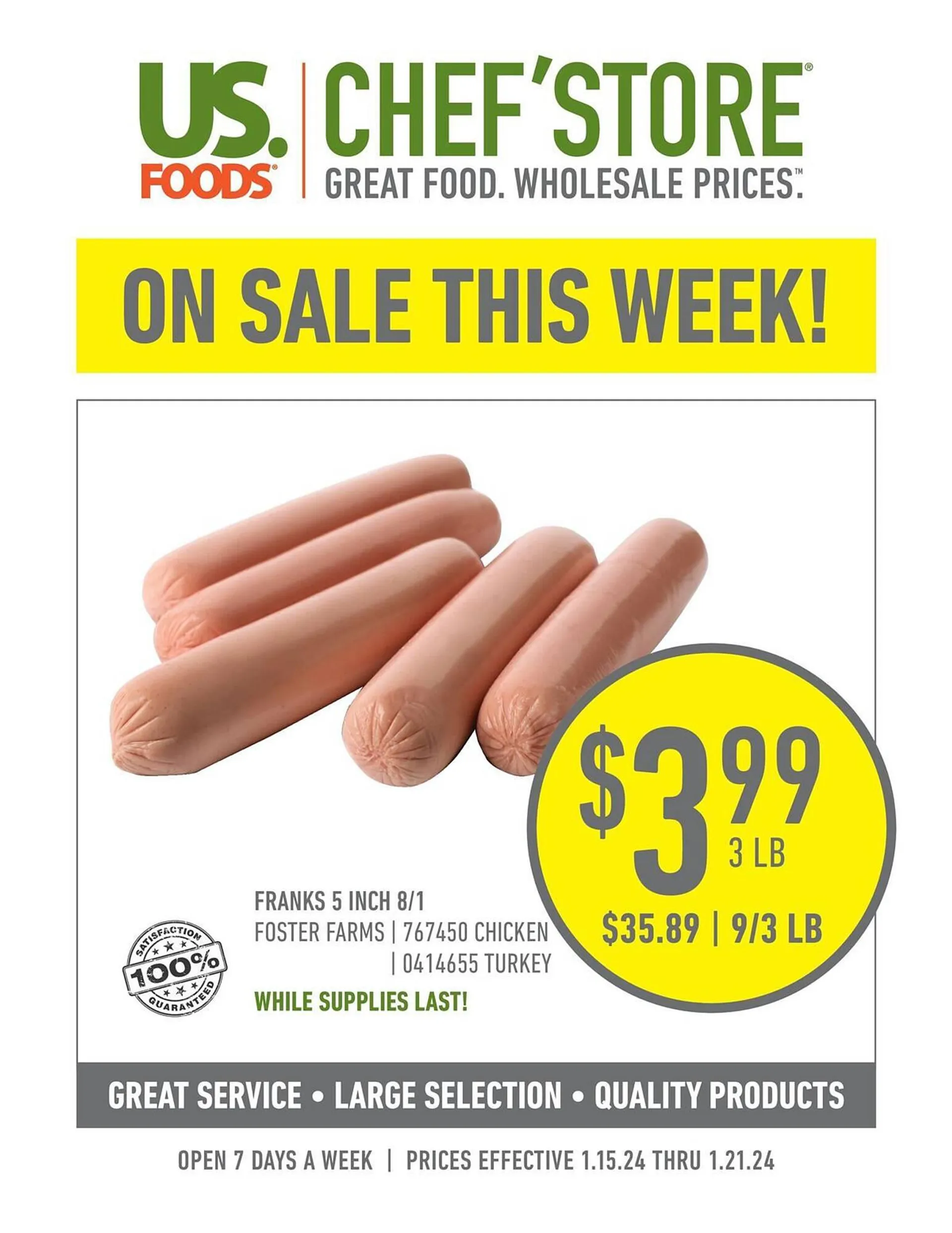 Weekly ad US Foods Chef's Store Weekly Ad from January 15 to January 21 2024 - Page 2