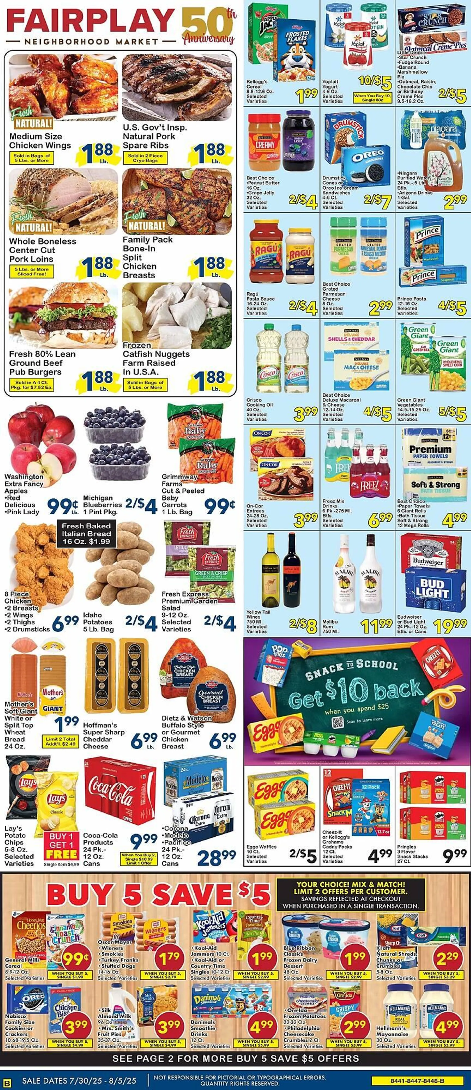 Weekly ad Fairplay Weekly Ad from July 30 to August 8 2025 - Page 1