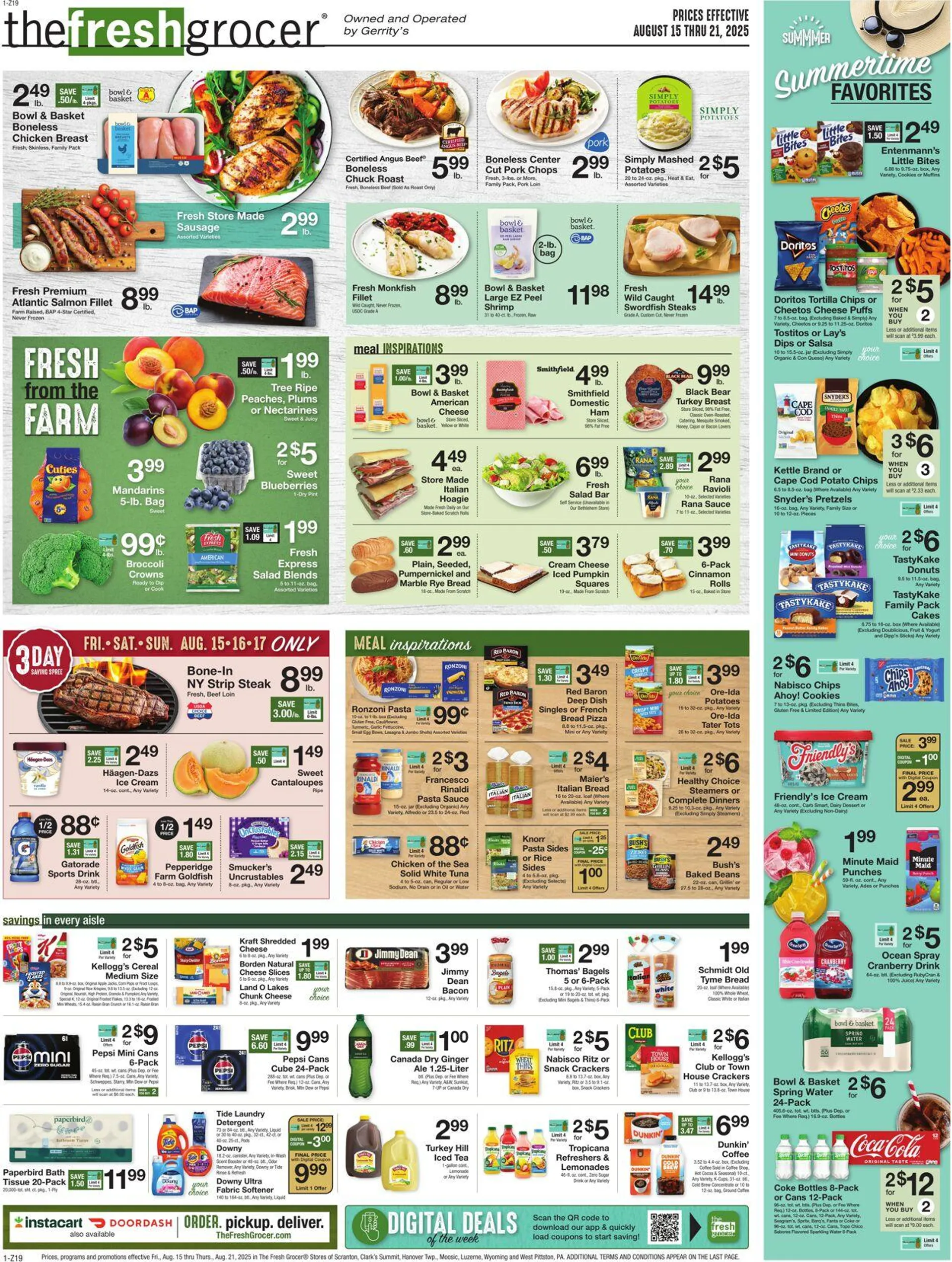Weekly ad Gerrity's Supermarkets Current weekly ad from August 14 to August 21 2025 - Page 1