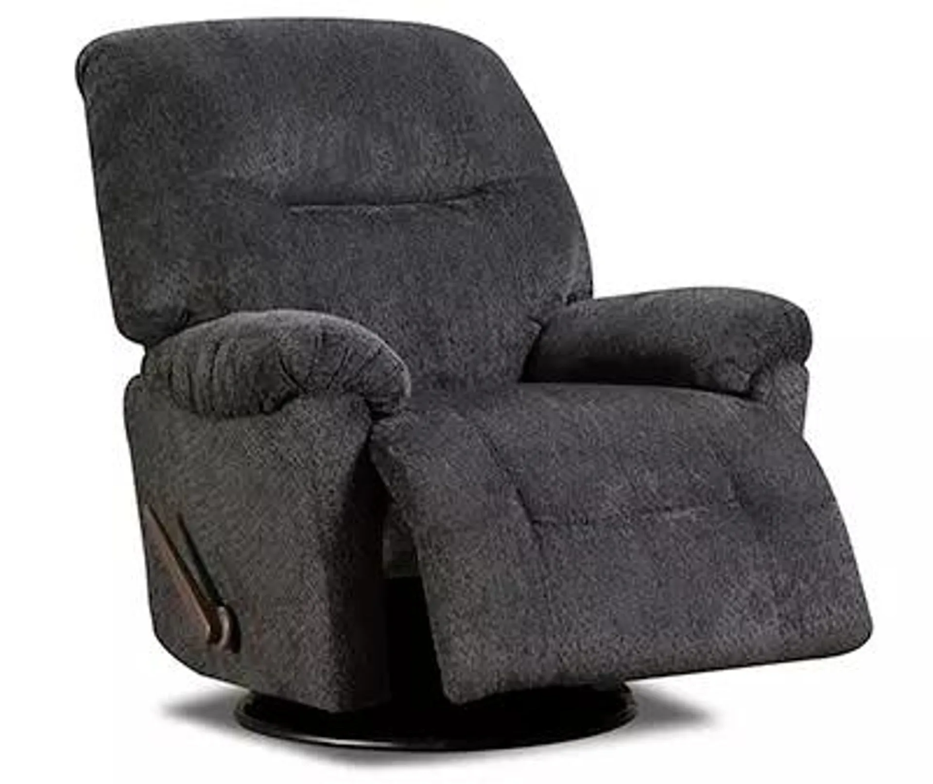 Hudson Slate Swivel Rocker Recliner