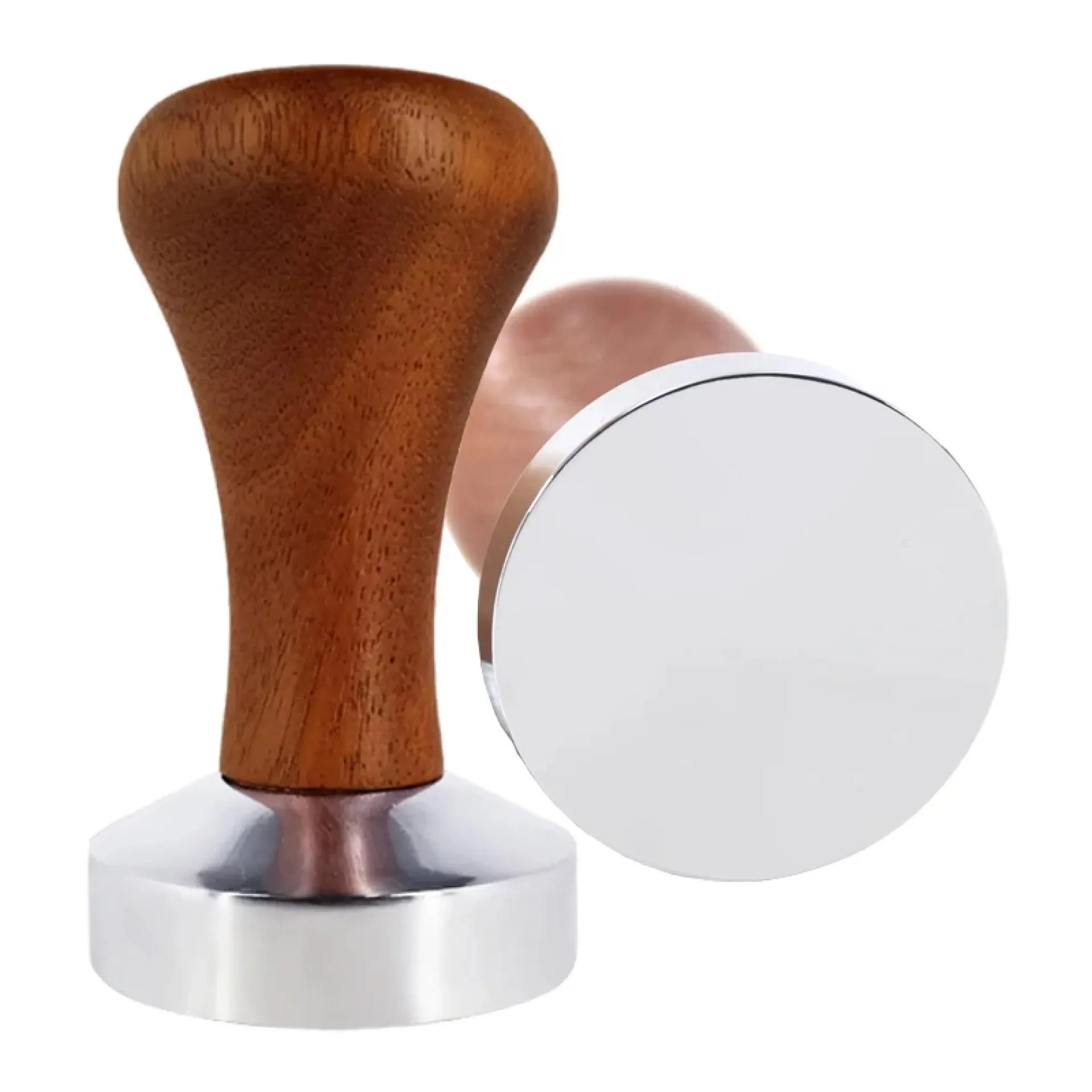 Molinillo para café expreso Barista con mango de madera de 51 mm, 53 mm y 58 mm, hecho a mano, de alta calidad, gran oferta