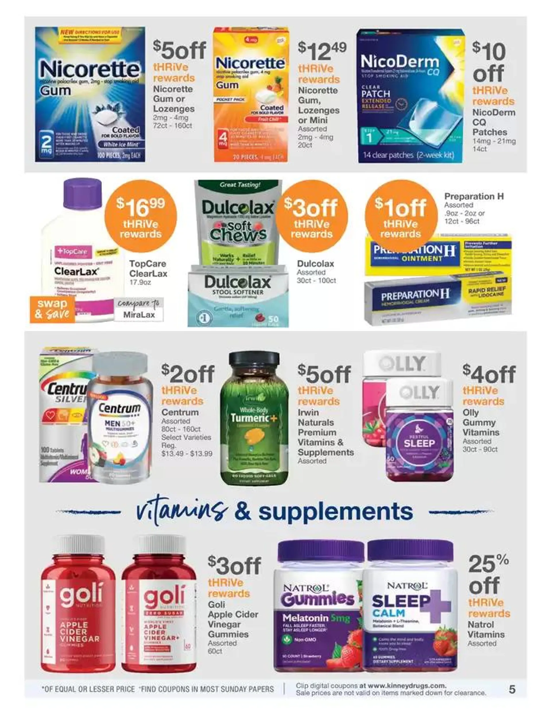 Weekly ad Kinney Drugs Weekly Ad from January 1 to January 8 2025 - Page 5