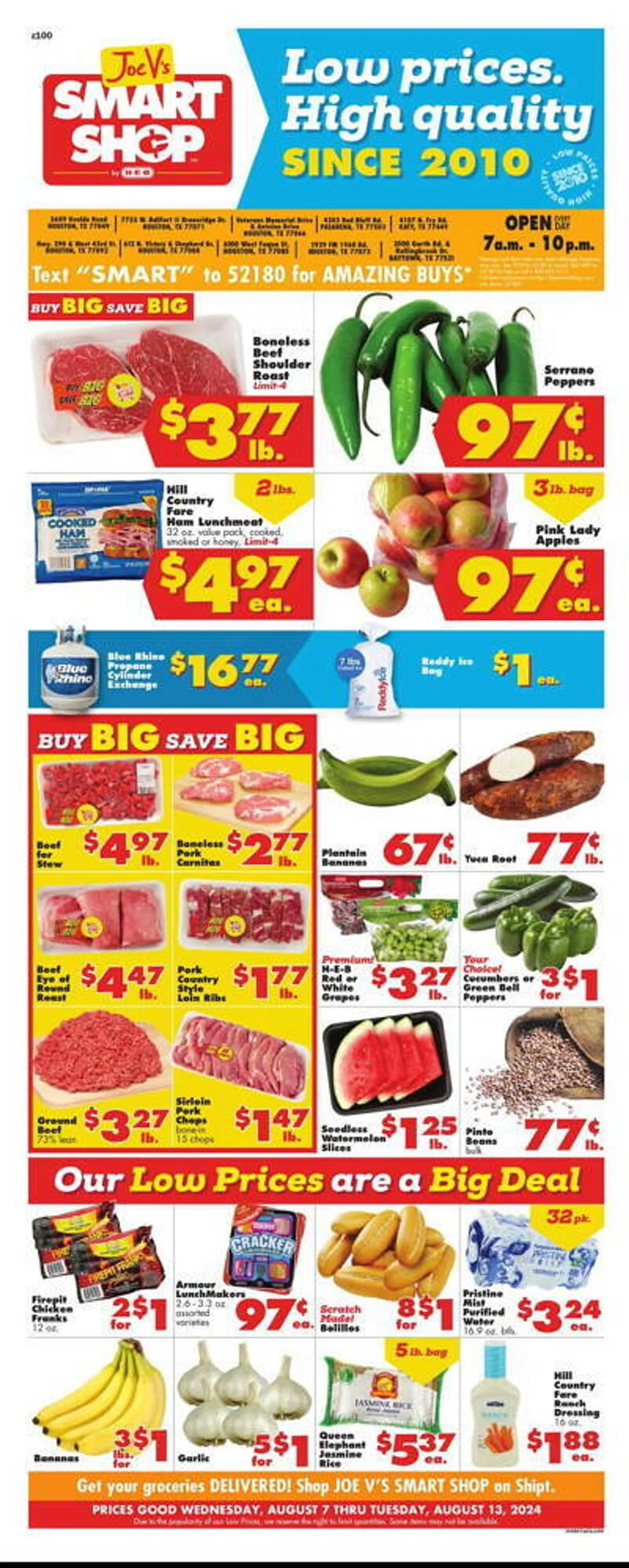 Joe Vs Smart Shop Weekly Ad - 1