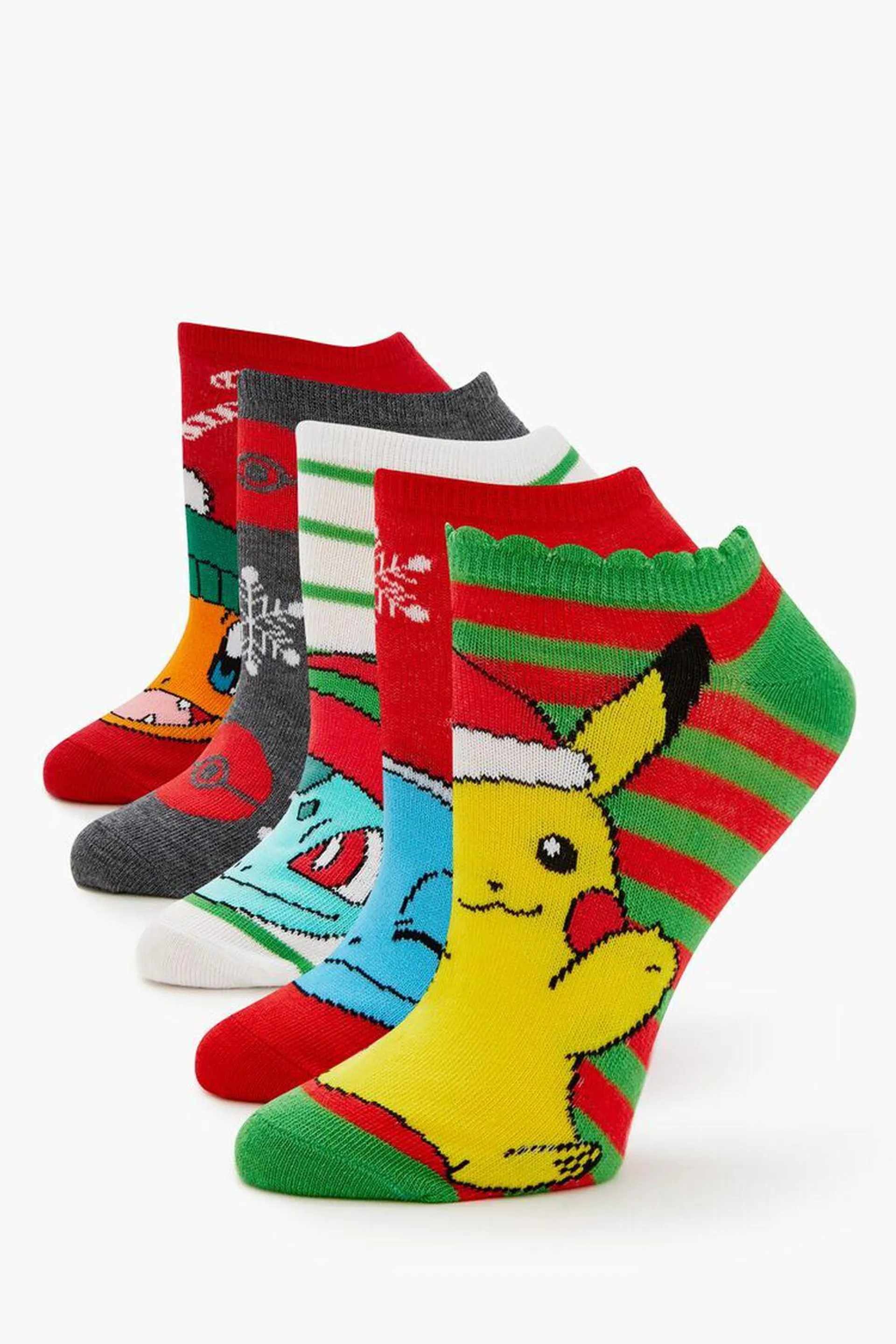 Pokemon Christmas Ankle Socks