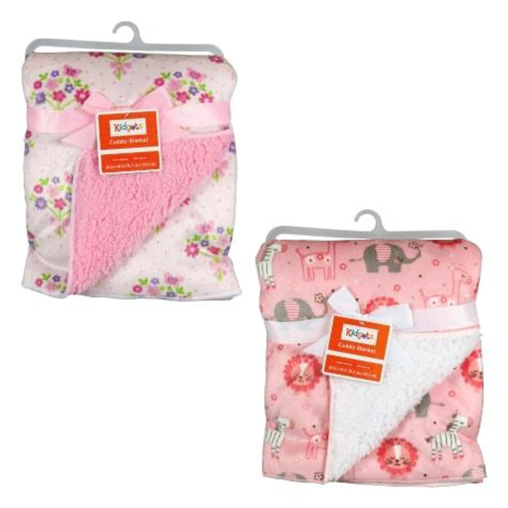 Kidgets Girls' Cuddly Blankets Assorted