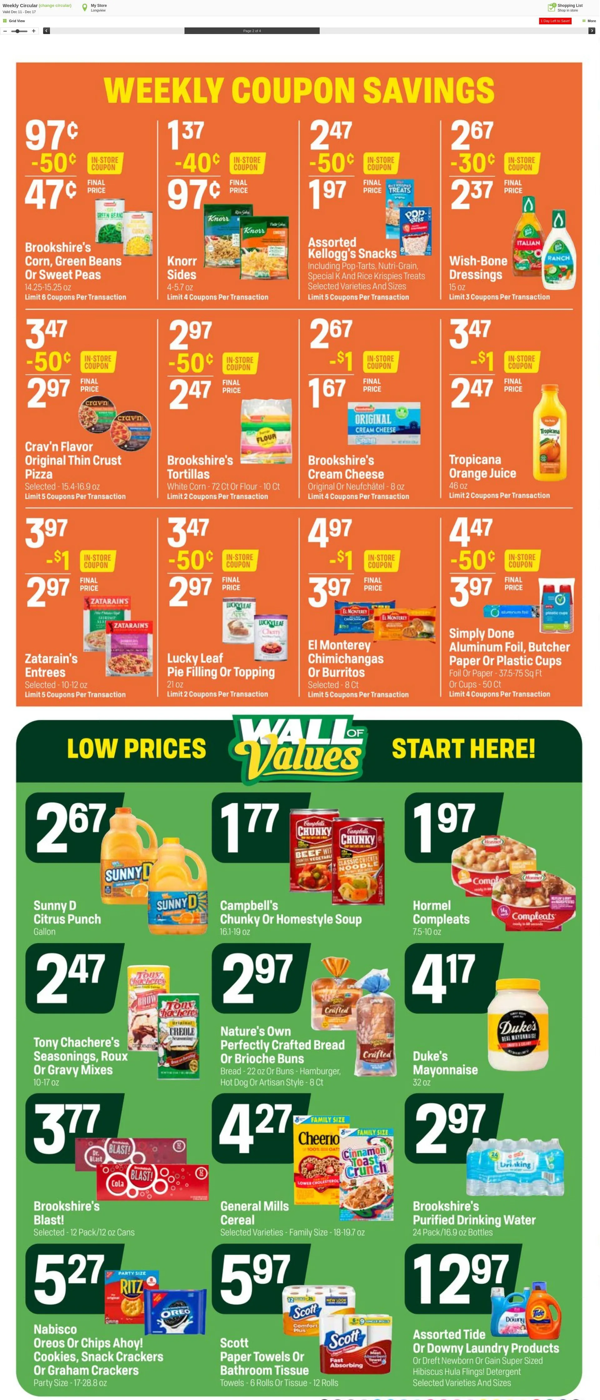 Weekly ad Super1Foods from December 18 to December 24 2024 - Page 2