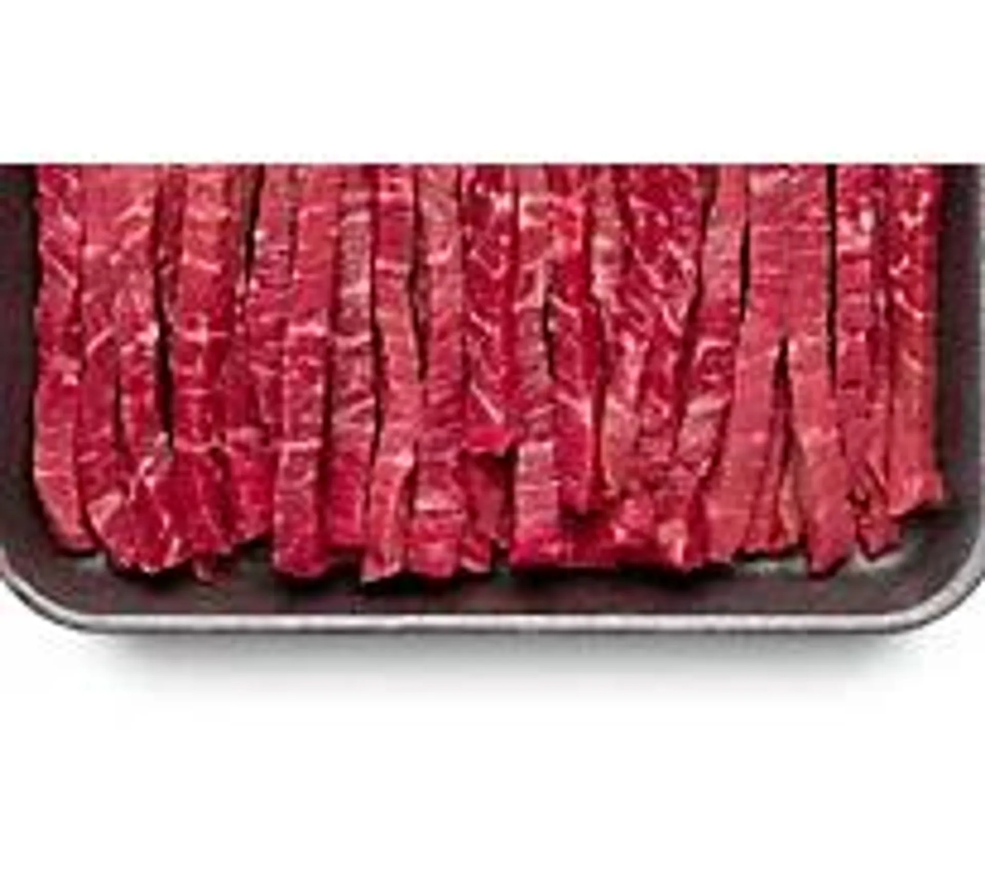 USDA Choice Beef Round Strips for Stir Fry - 1.00 Lb