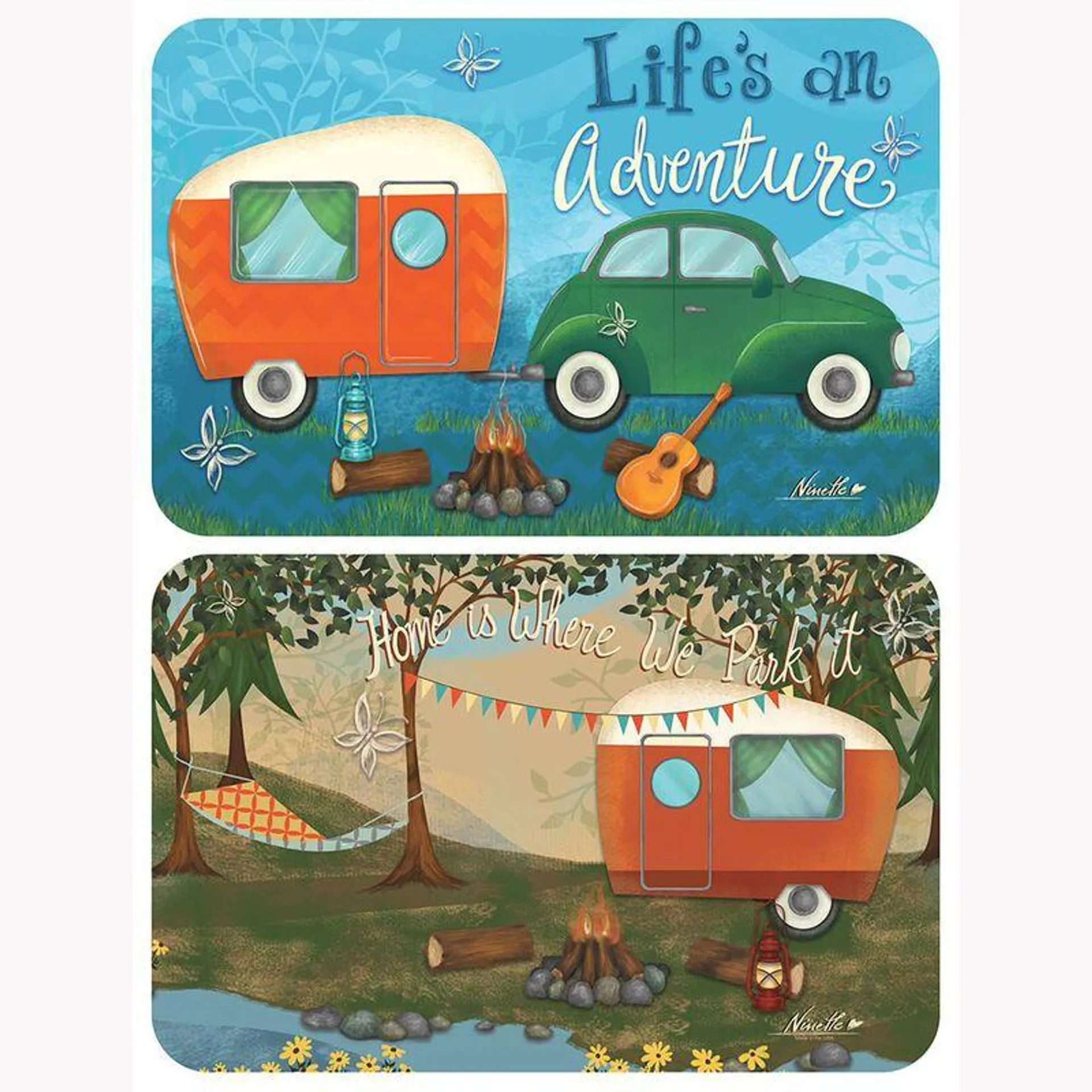 Life’s an Adventure Camping Placemats