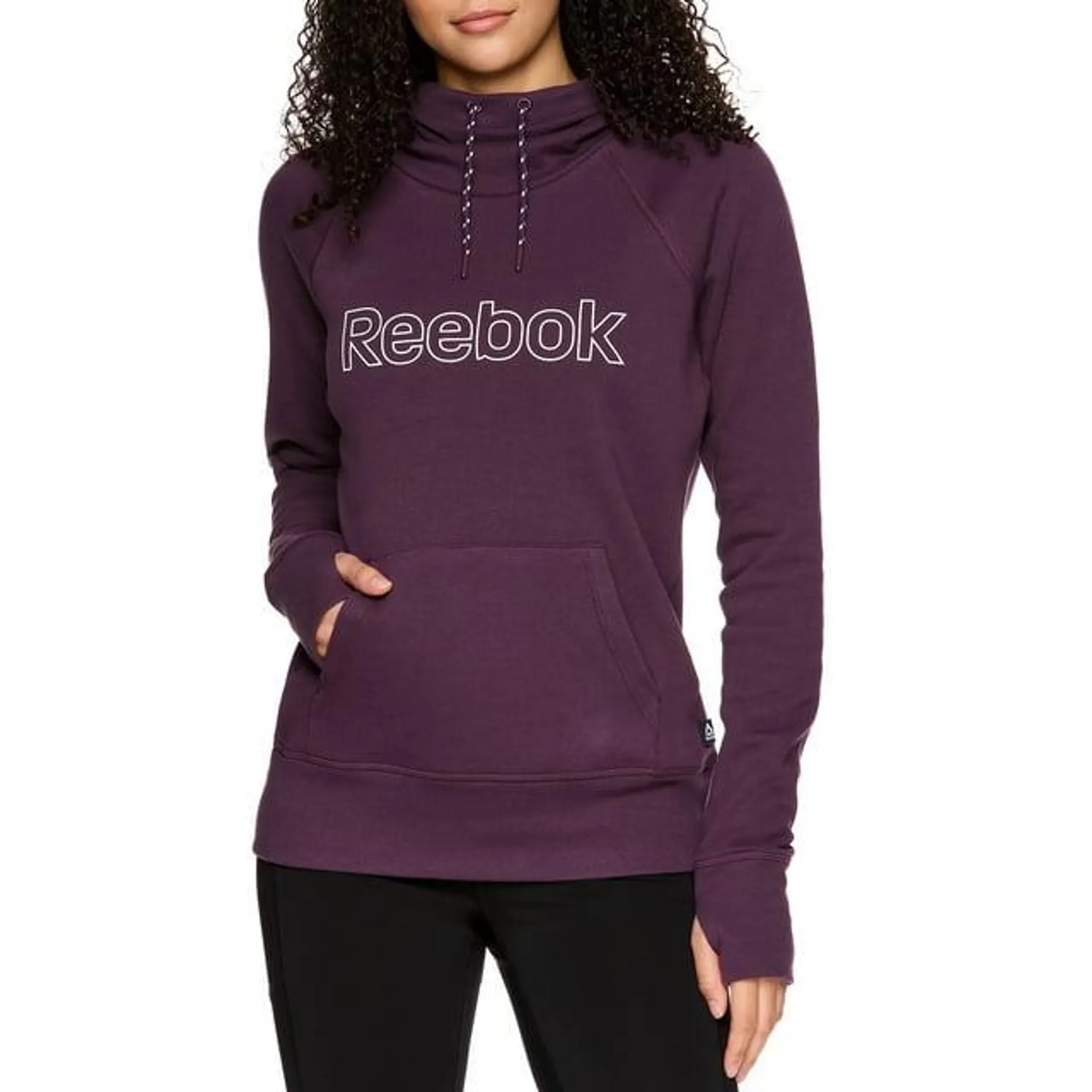 Reebok Womens Essential French Terry Hoodie with Pocket, Sizes XS-XXXL