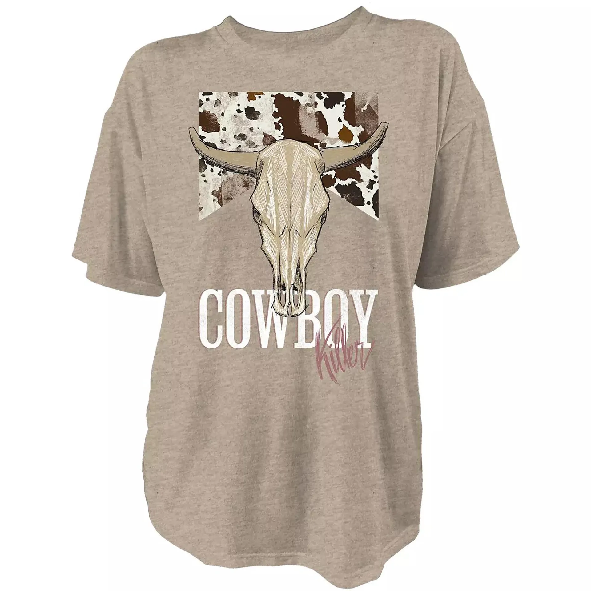 Live Outside the Limits Women's Cowboy Killer Oversize T-shirt