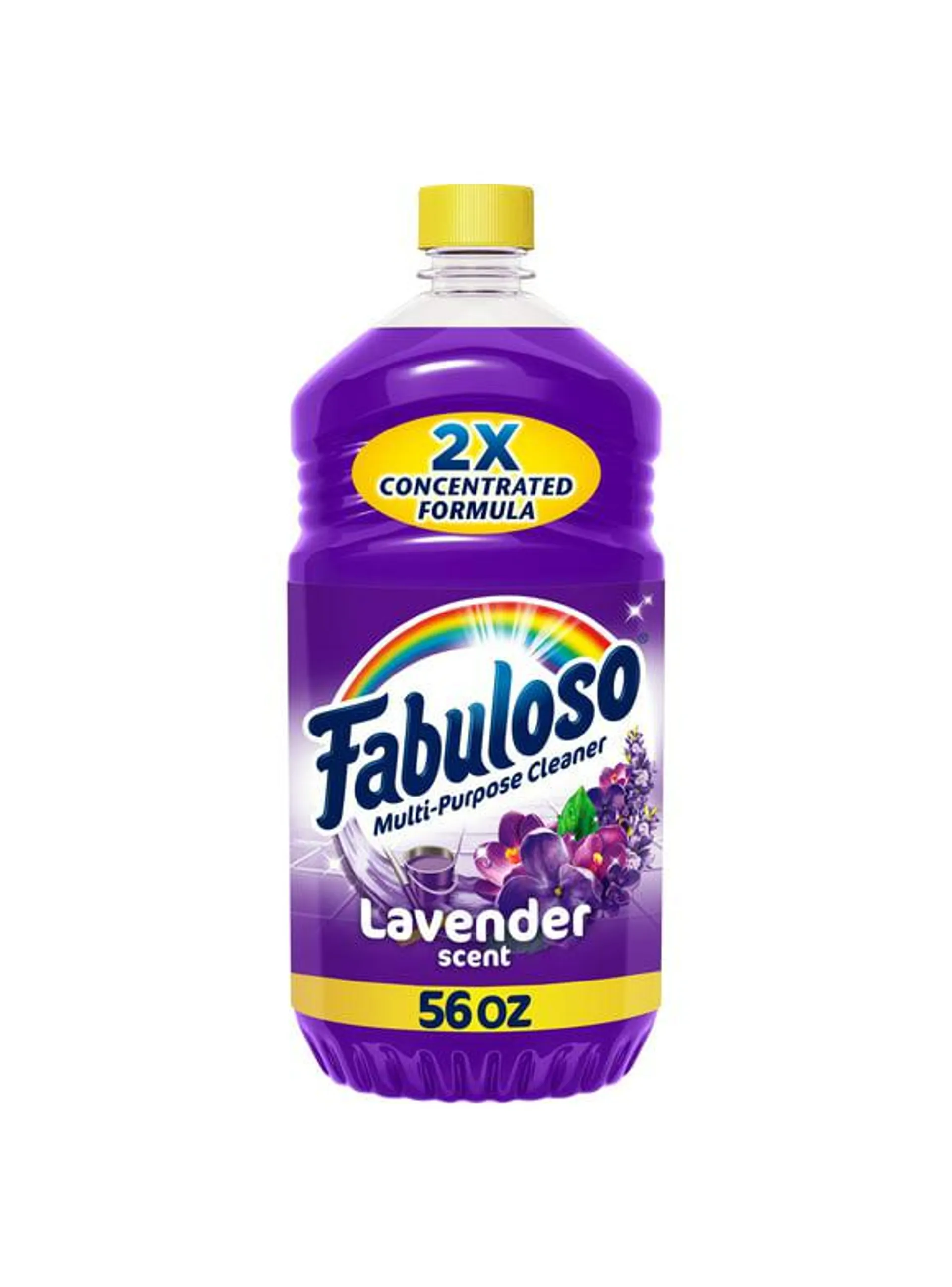 Fabuloso Multi-Purpose Cleaner, 2X Concentrated Formula, Lavender Scent, 56 oz