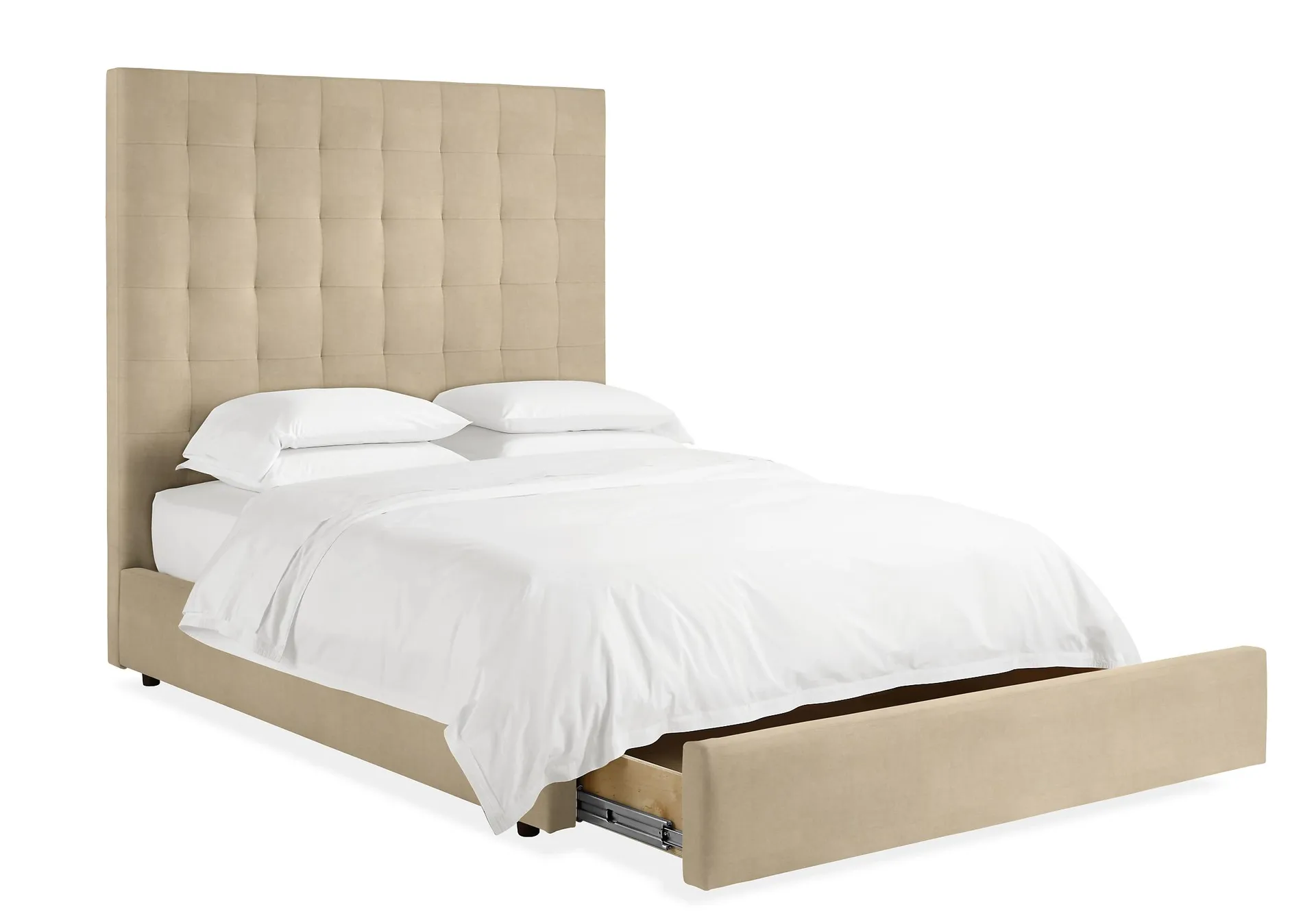 Avery 64 High Queen Storage Bed in View Wheat