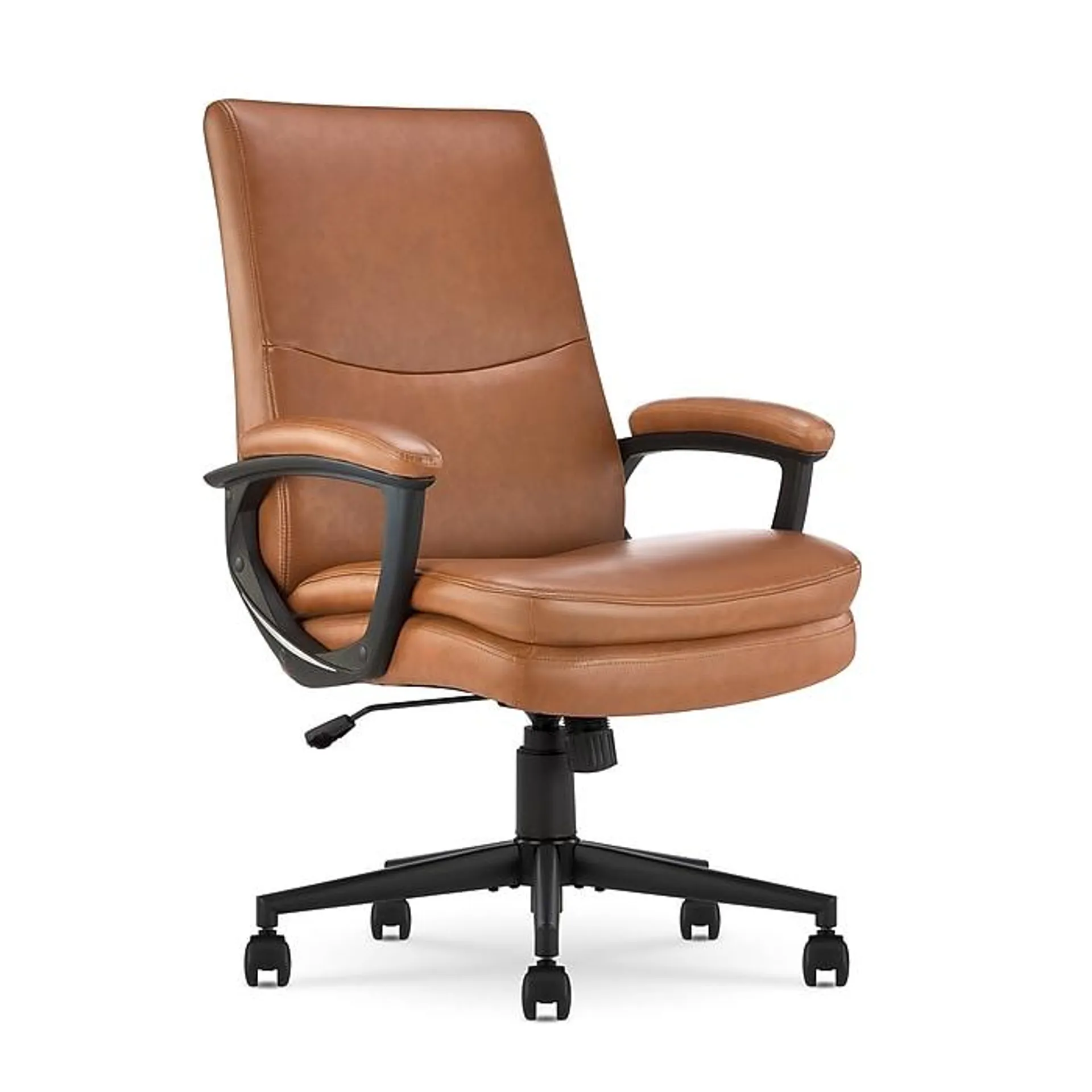 Serta Comfort Modern Ergonomic Bonded Leather Swivel Executive Chair,