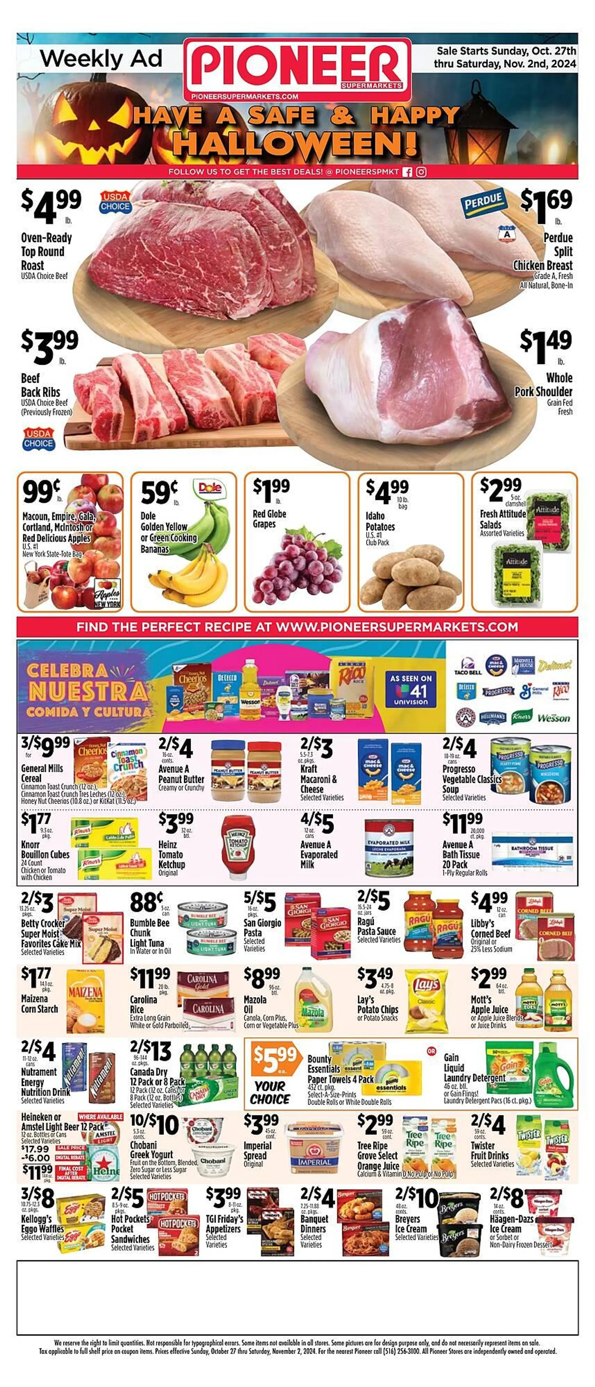 Pioneer Supermarkets Weekly Ad - 1