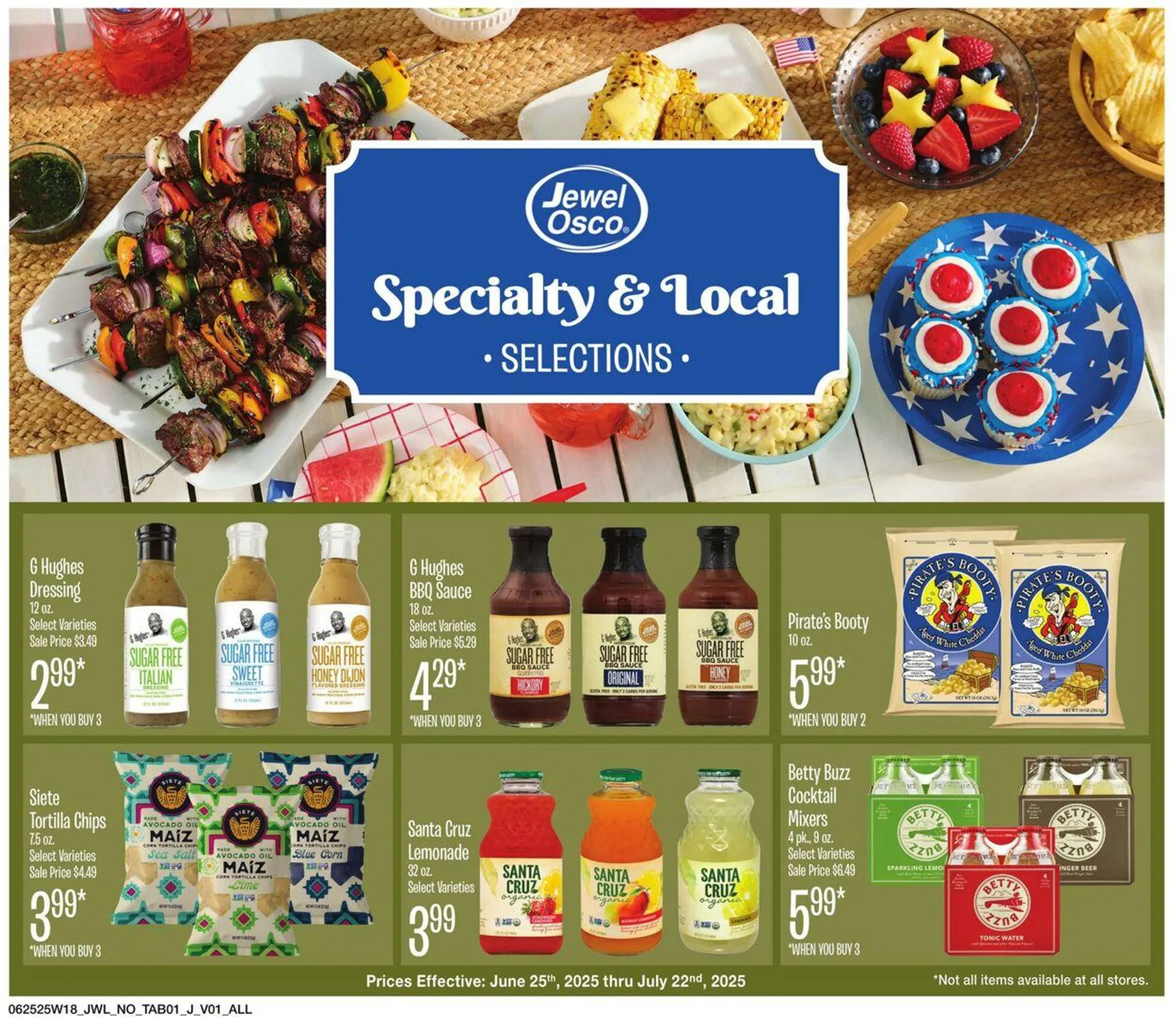 Weekly ad Jewel Osco Current weekly ad from June 25 to July 22 2025 - Page 1