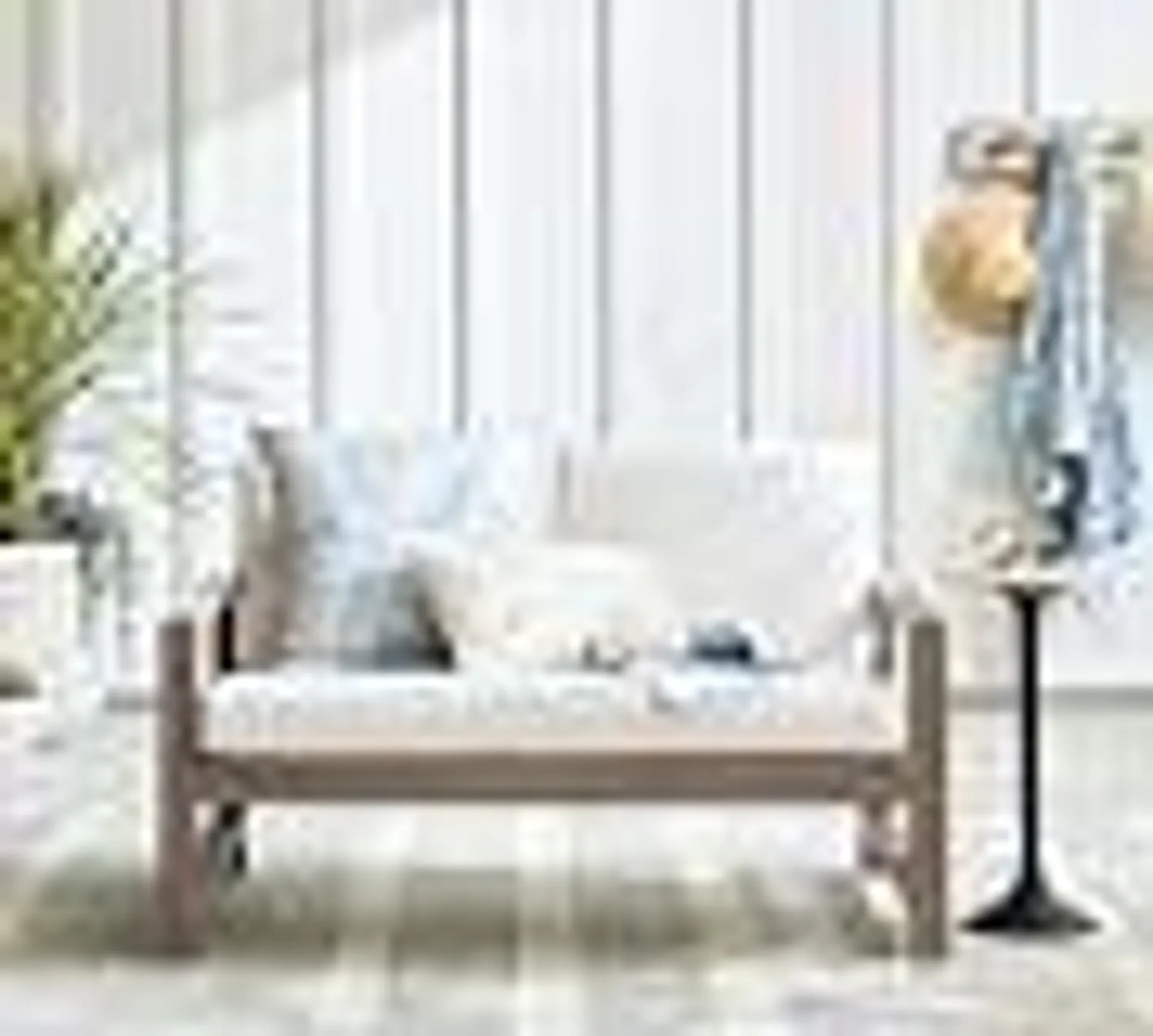 Indio Eucalyptus Outdoor Loveseat (50")