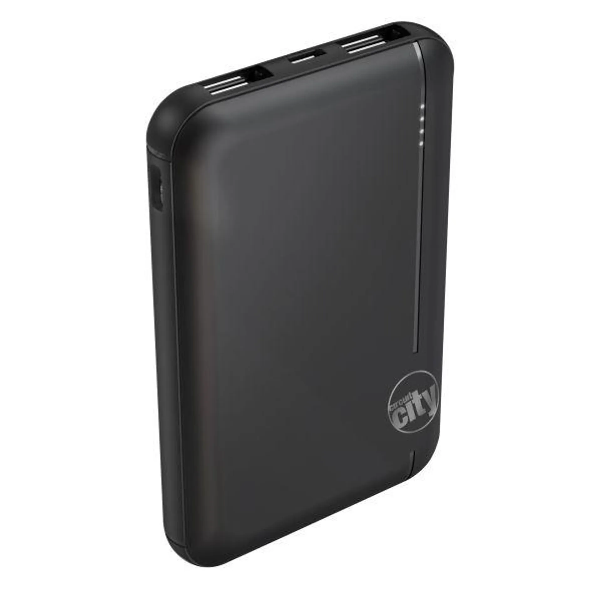 Circuit City Dual USB Ports 5000Mah Power Bank - Black