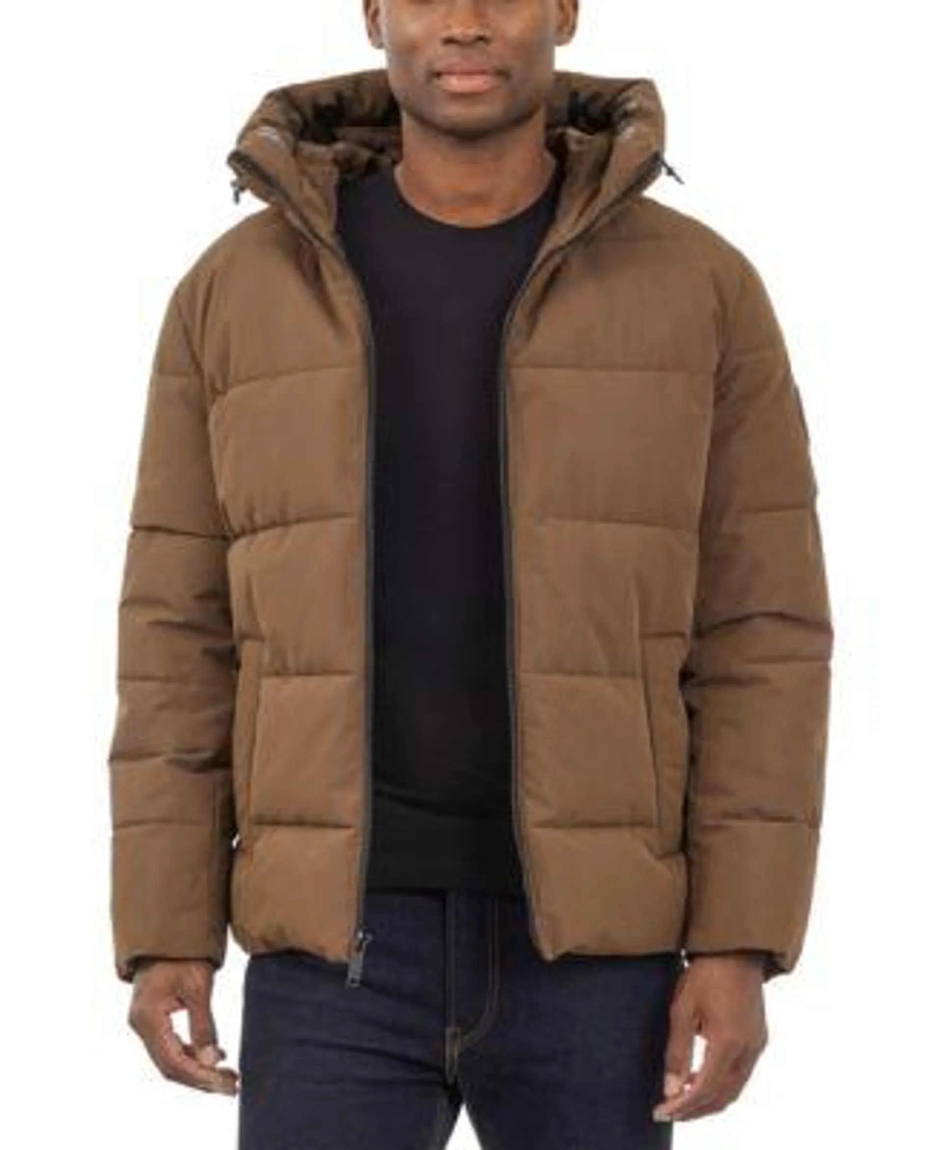 Men's Quilted Hooded Puffer Jacket