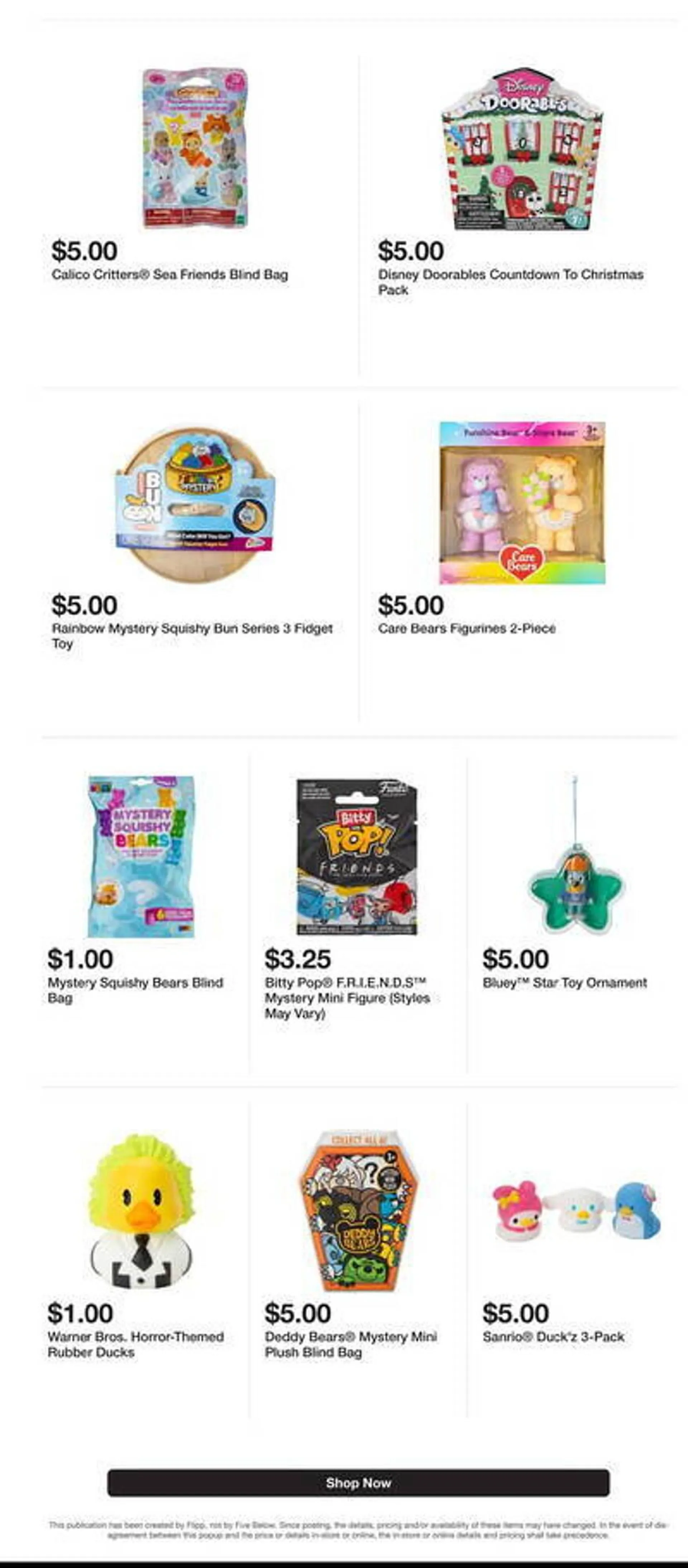 Weekly ad Five Below Weekly Ad from November 8 to November 14 2024 - Page 7