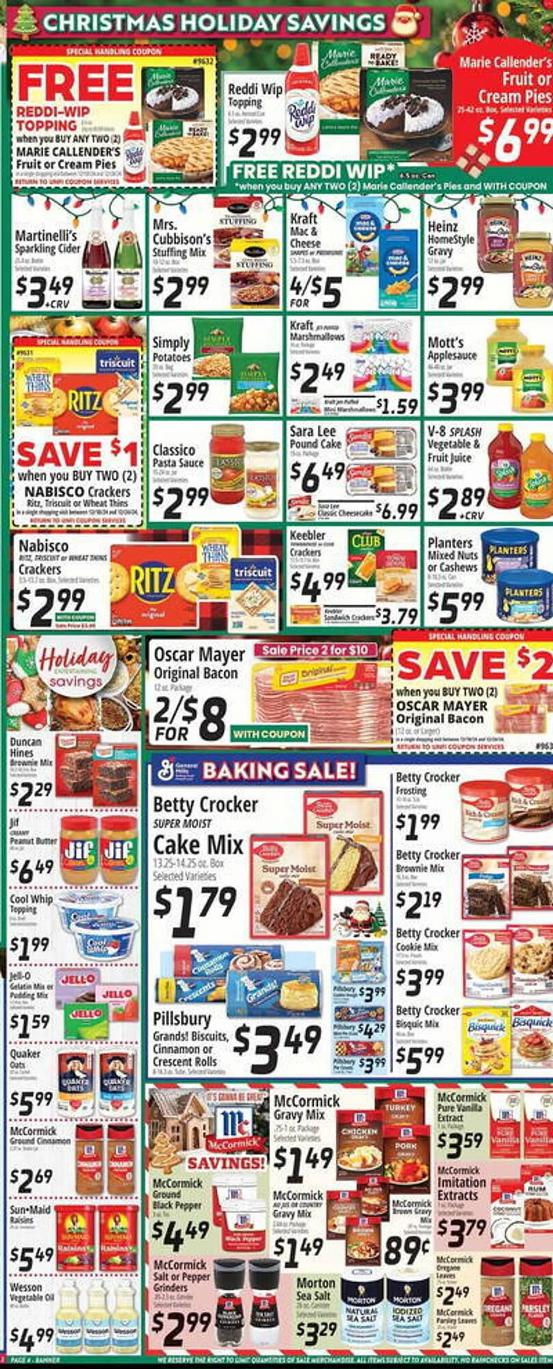 Weekly ad Keil's Fresh Food Stores Weekly Ad from December 18 to December 24 2024 - Page 4