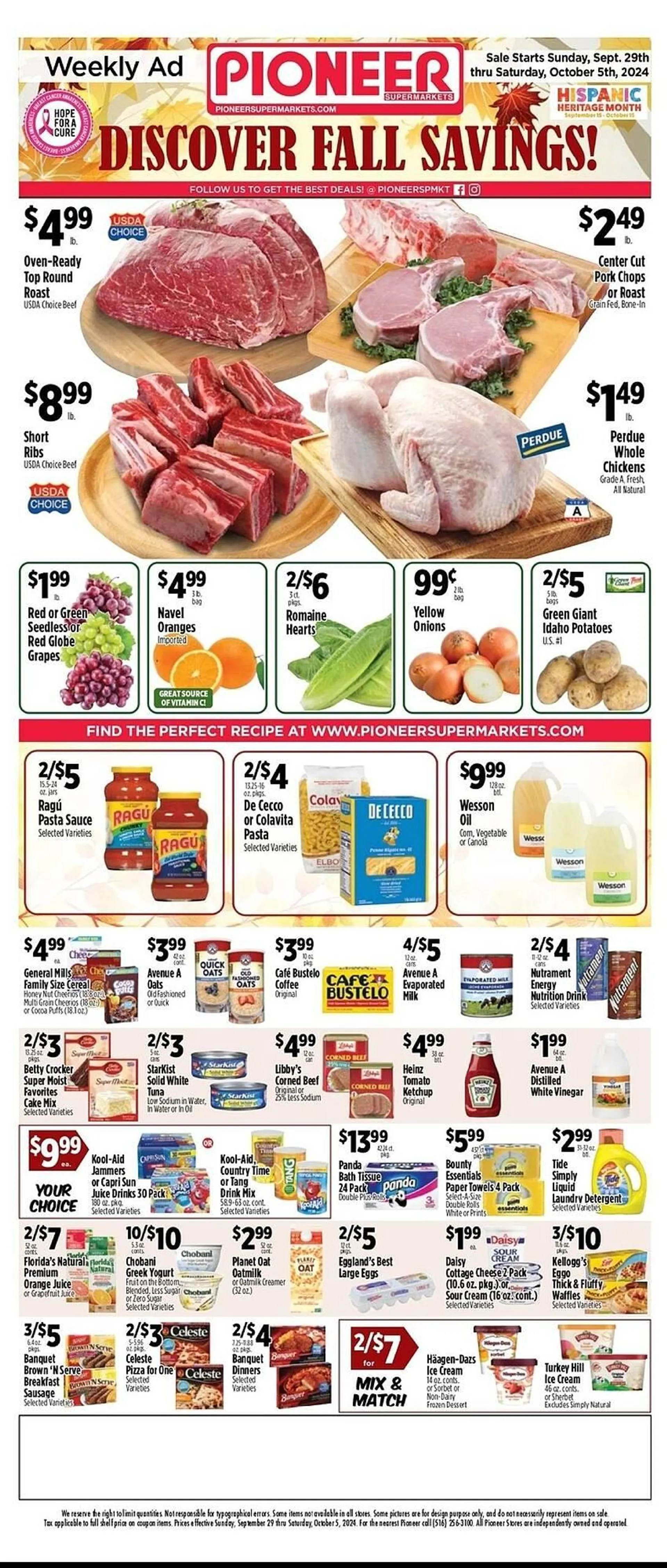 Pioneer Supermarkets Weekly Ad - 1