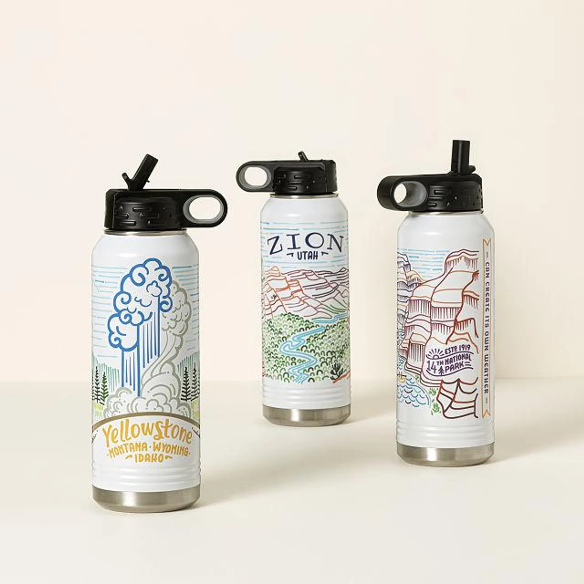 Collect Your National Park Water Bottle