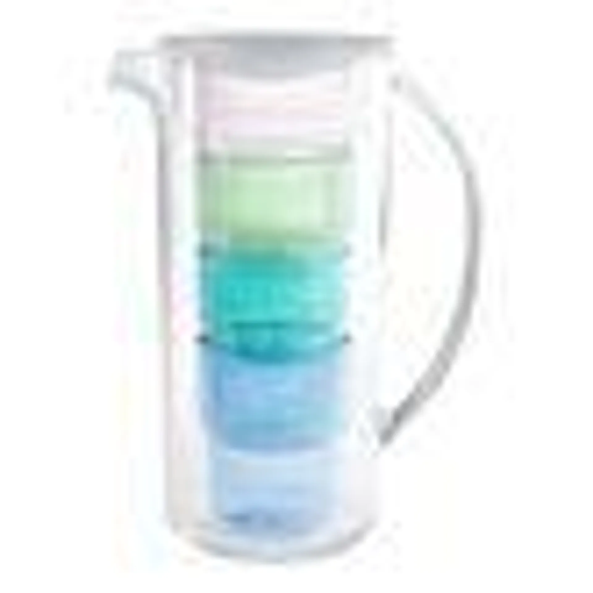 Poolside Nested Acrylic Pitcher and Glass Set