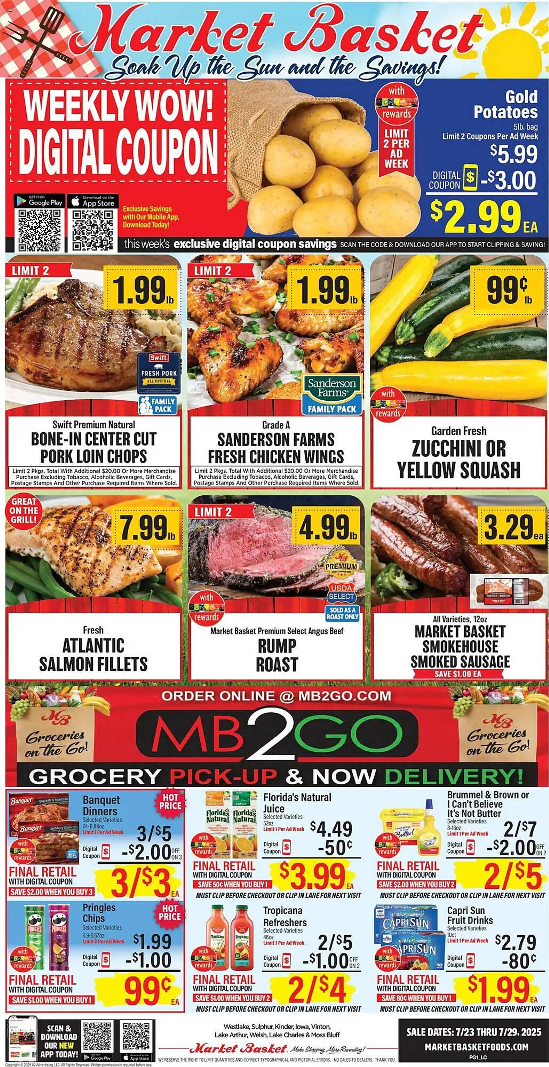 Weekly ad Market Basket Weekly Ad from July 23 to July 30 2025 - Page 1