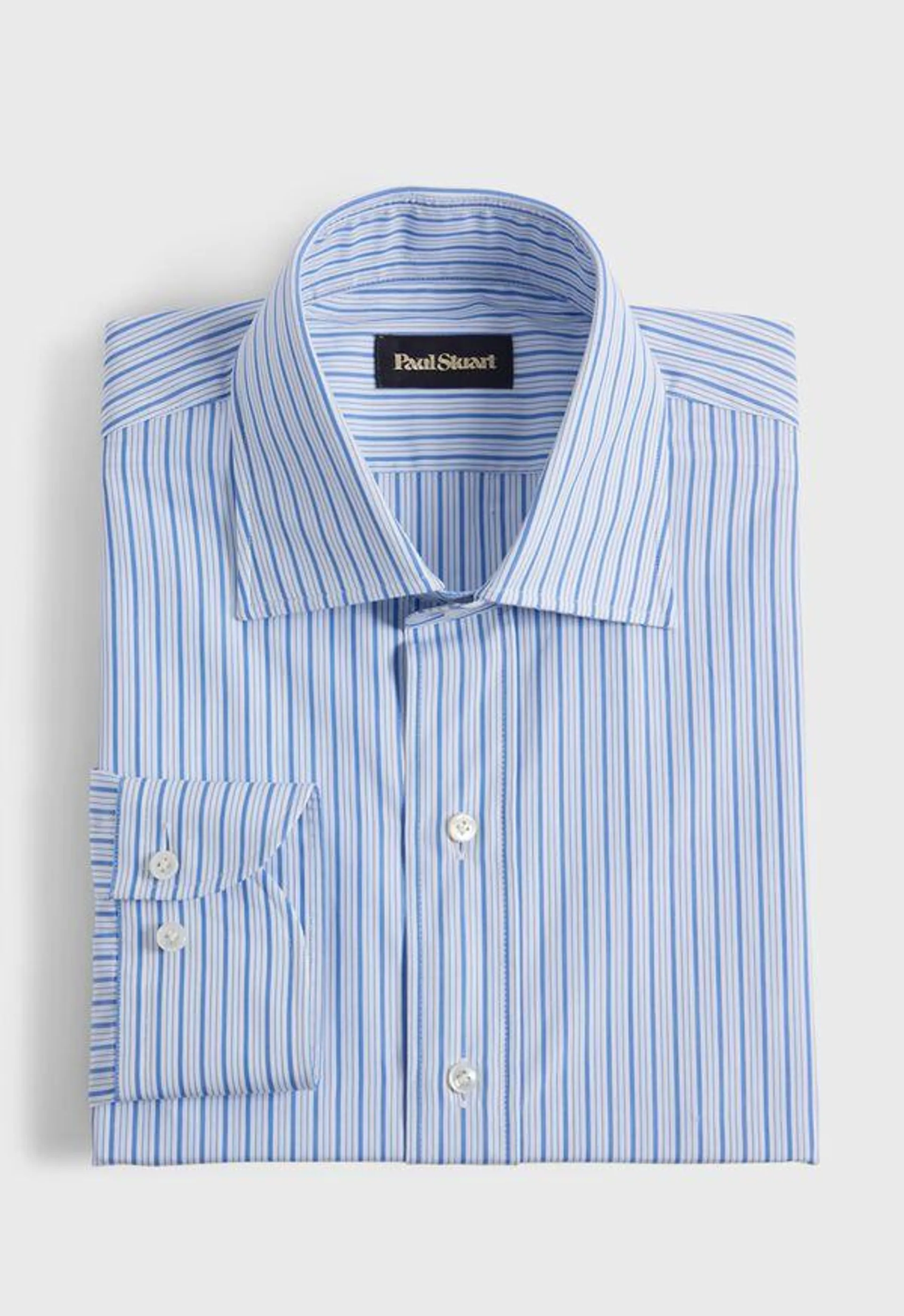 Light Blue Striped Dress Shirt