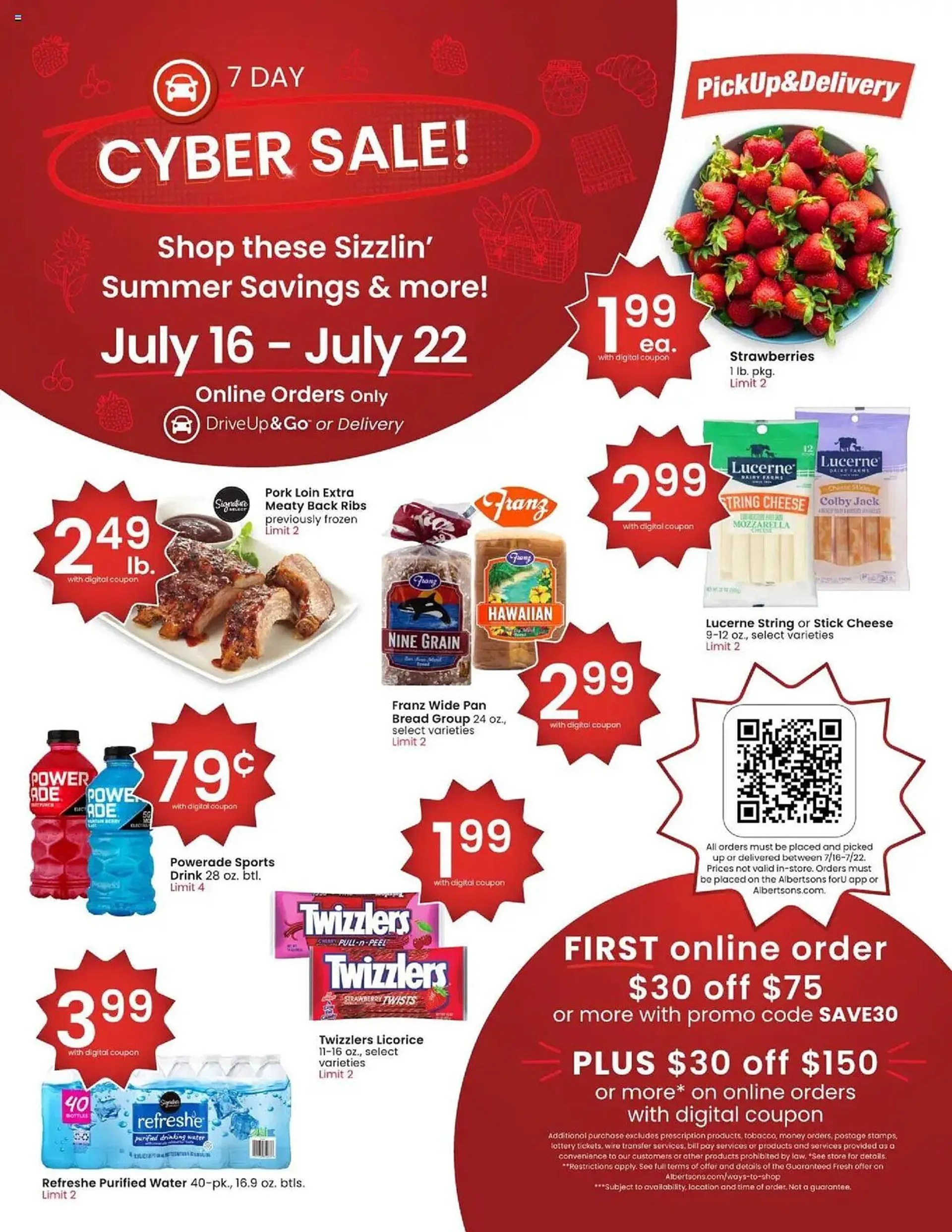 Weekly ad Albertsons Weekly Ad from July 16 to July 22 2025 - Page 1