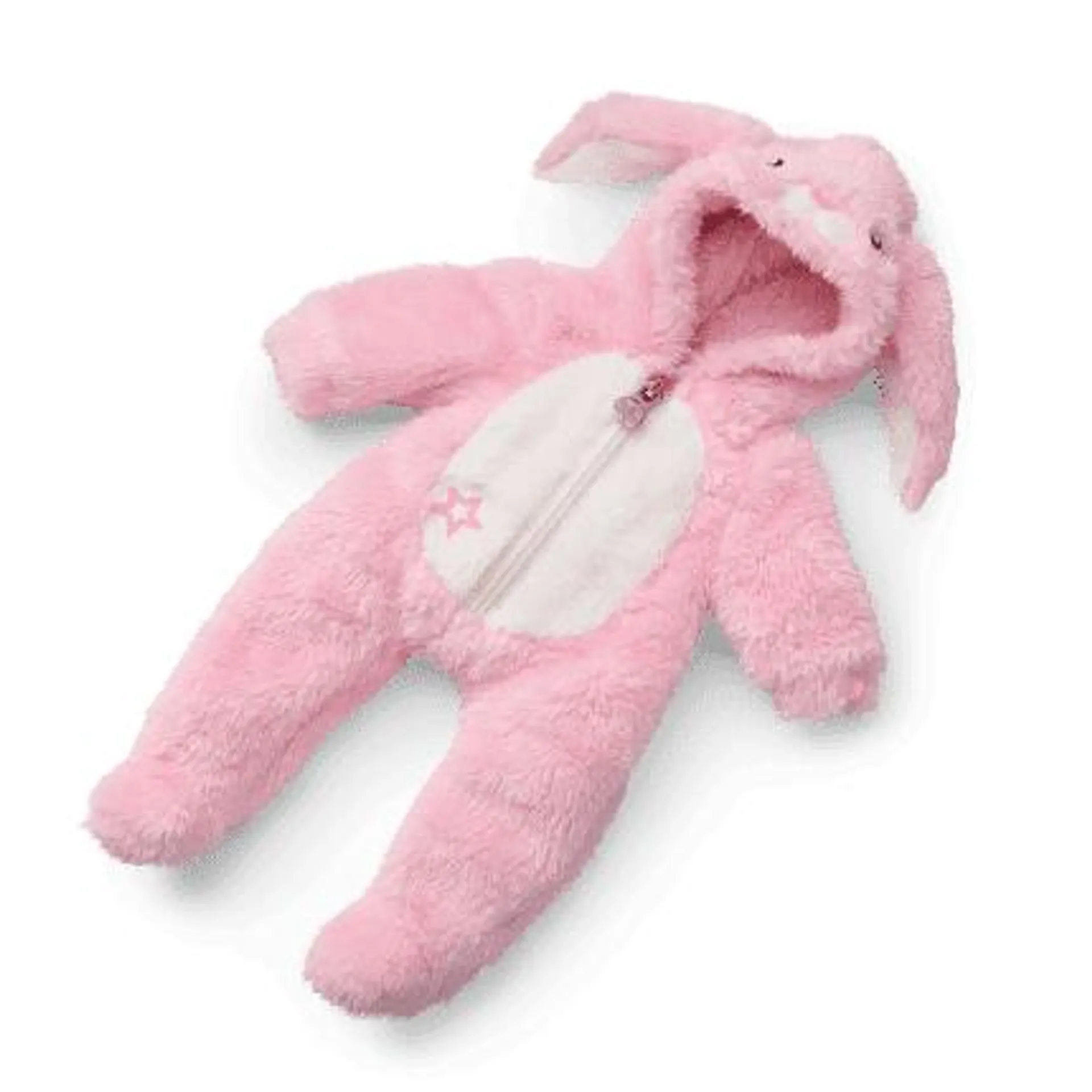 Playful Pink Bunny One-Piece Outfit for Bitty Baby® Dolls