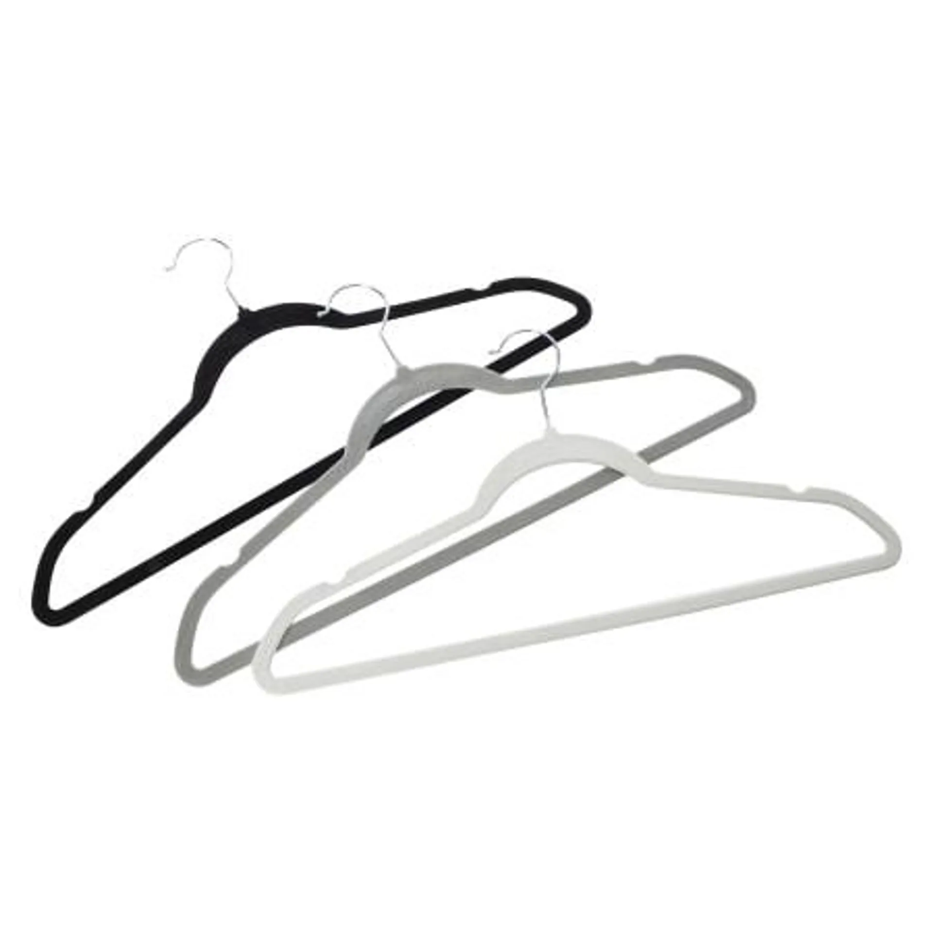 Gradient Flocked Hangers 20-Count