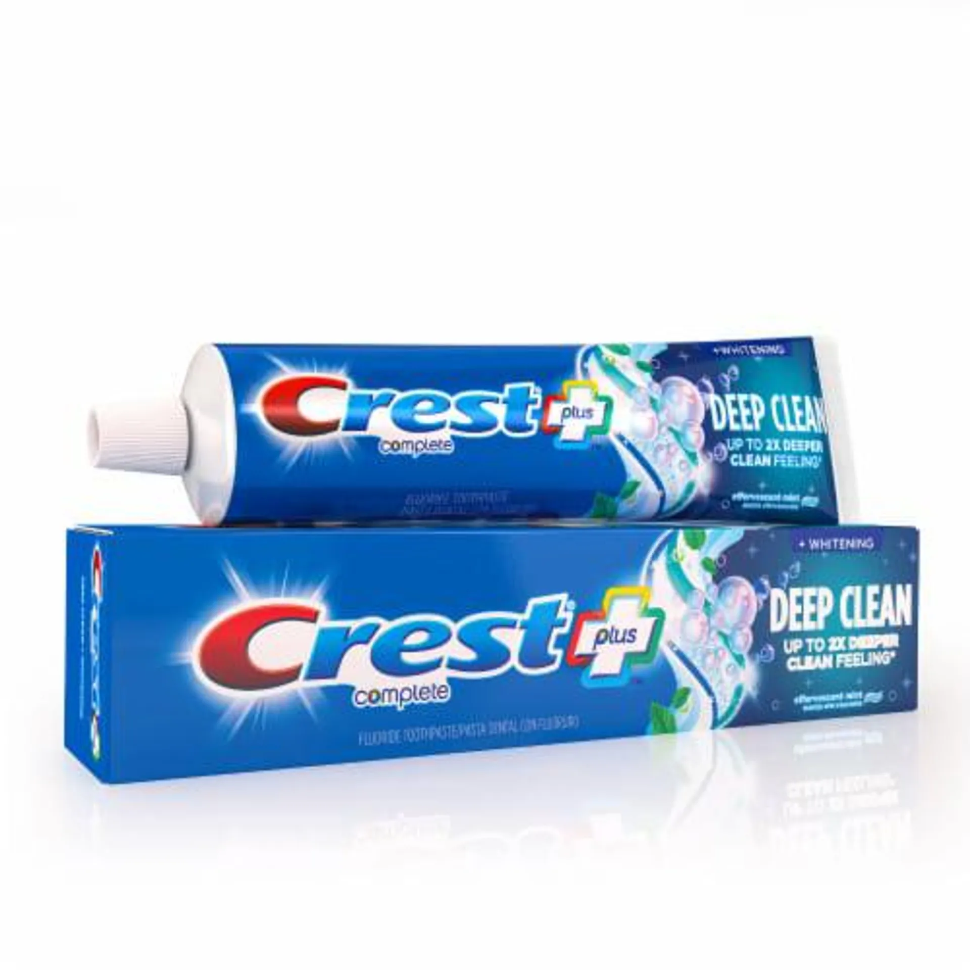 Crest Effervescent Mint Complete Plus Deep Clean Complete Whitening Toothpaste