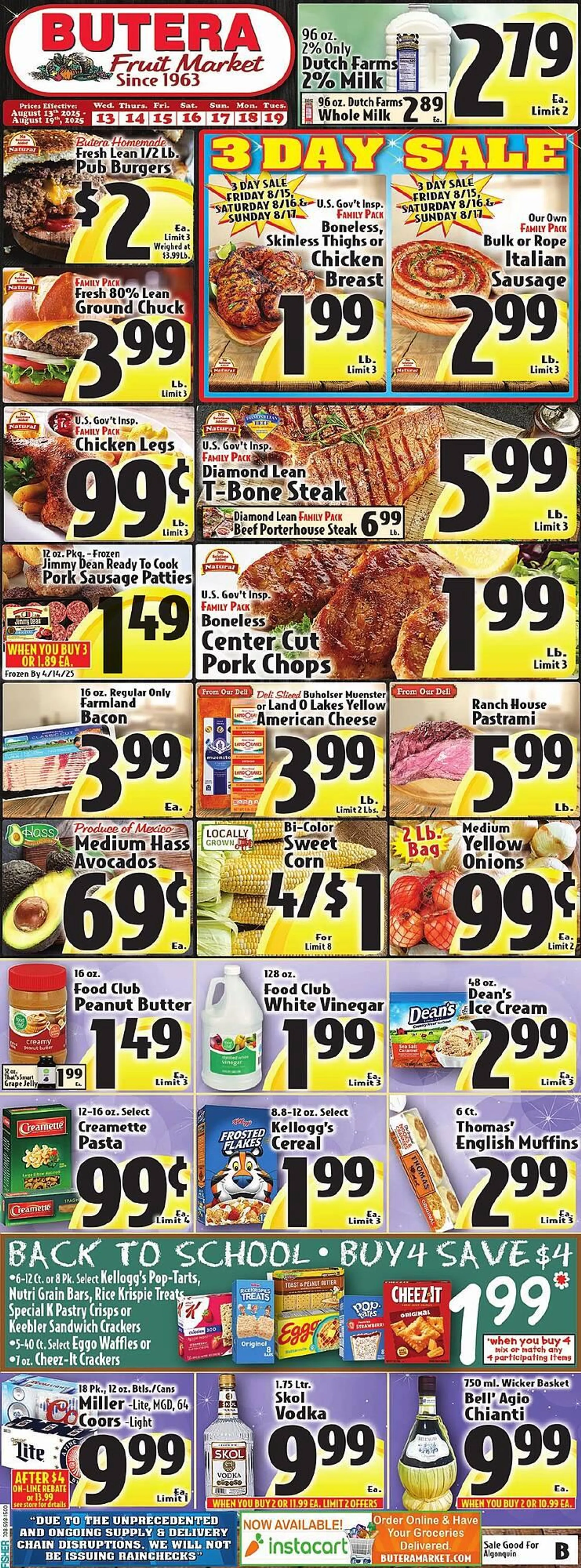 Weekly ad Butera Weekly Ad from August 13 to August 19 2025 - Page 1