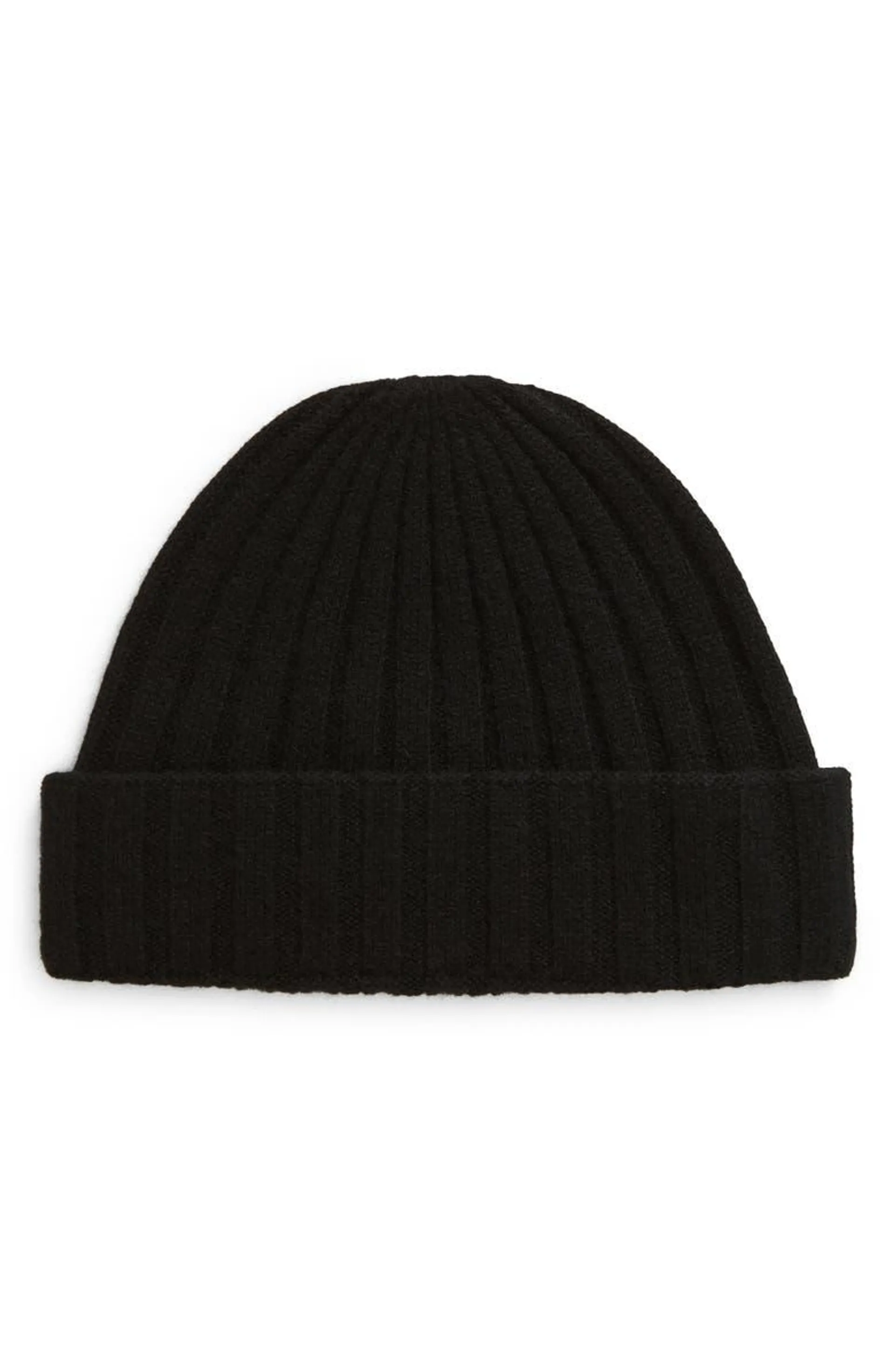 Cashmere Rib Beanie